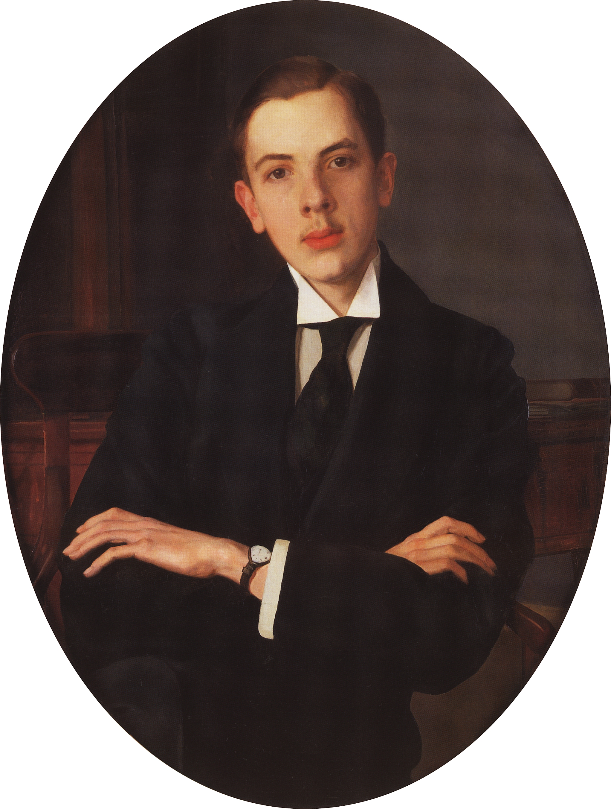 Сомов. Портрет Е.С.Михайлова. 1916