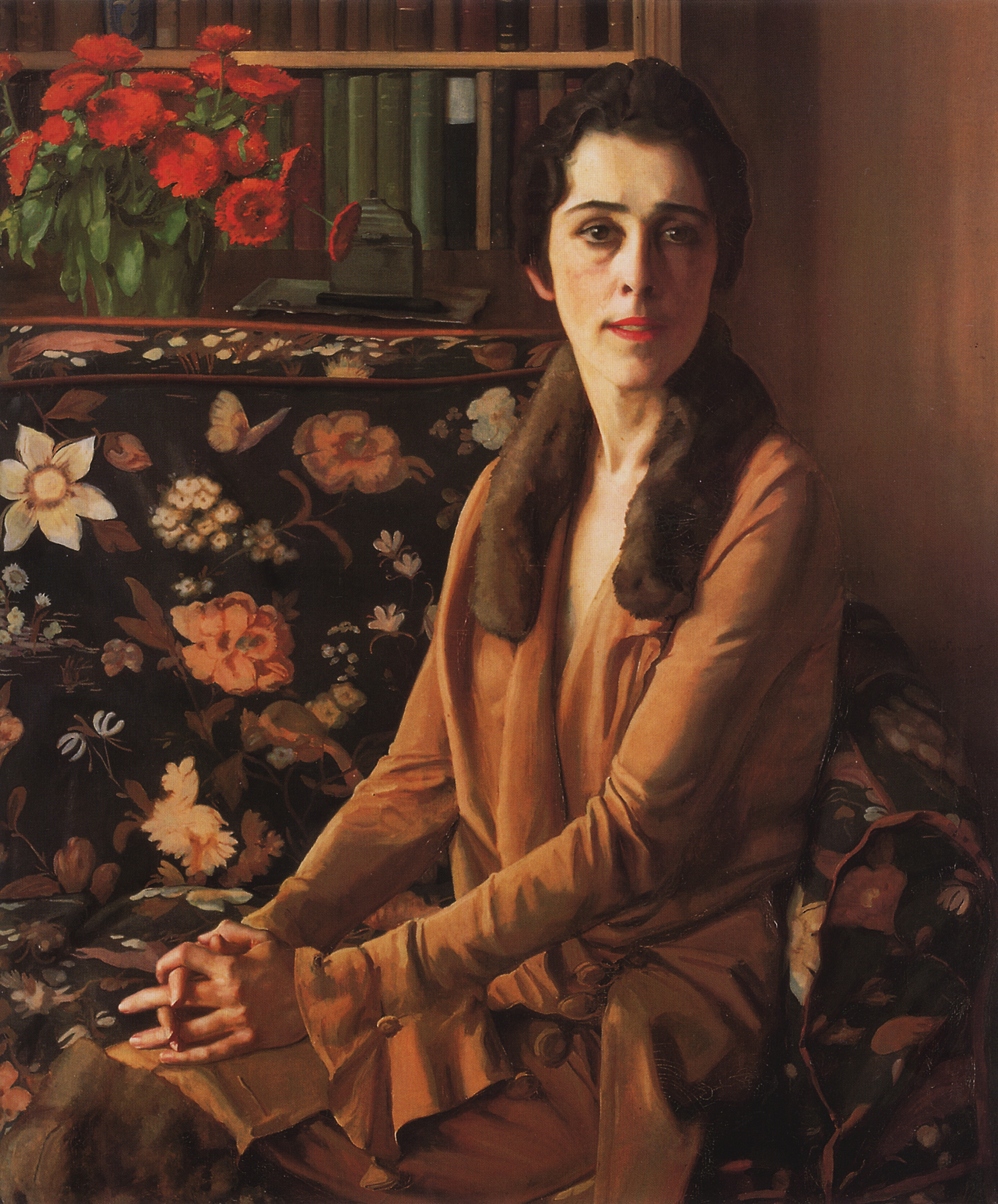 Сомов. Портрет Луизы Морган. 1926