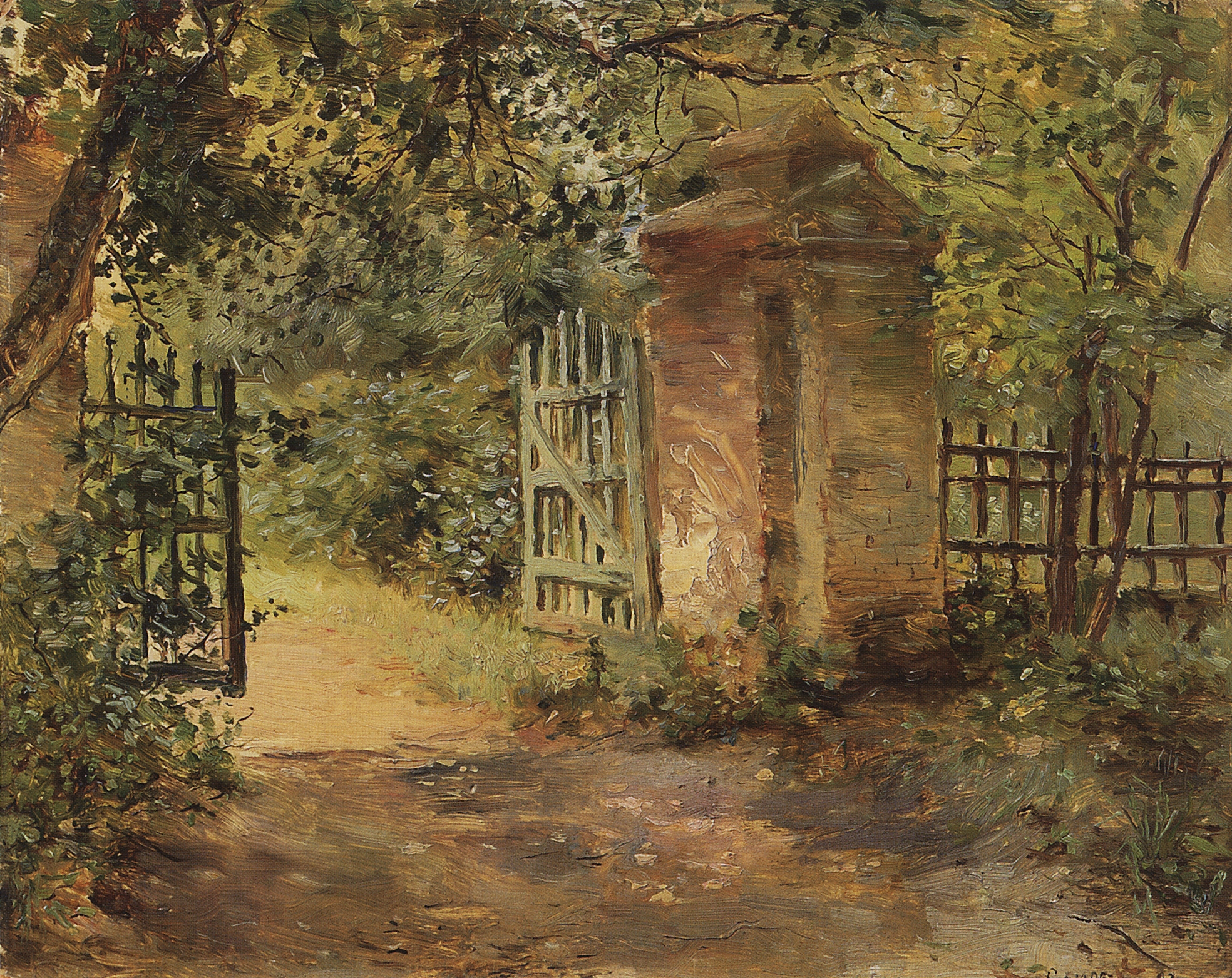 Сомов. Дорога в Секерино. 1893