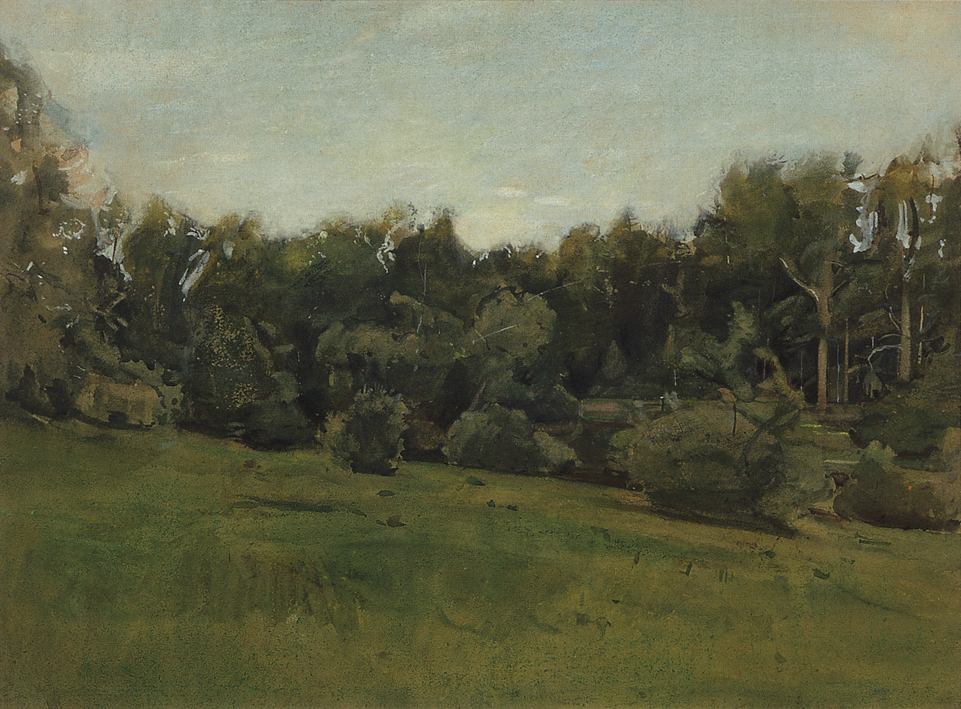 Сомов. Опушка леса. Лигово. 1894
