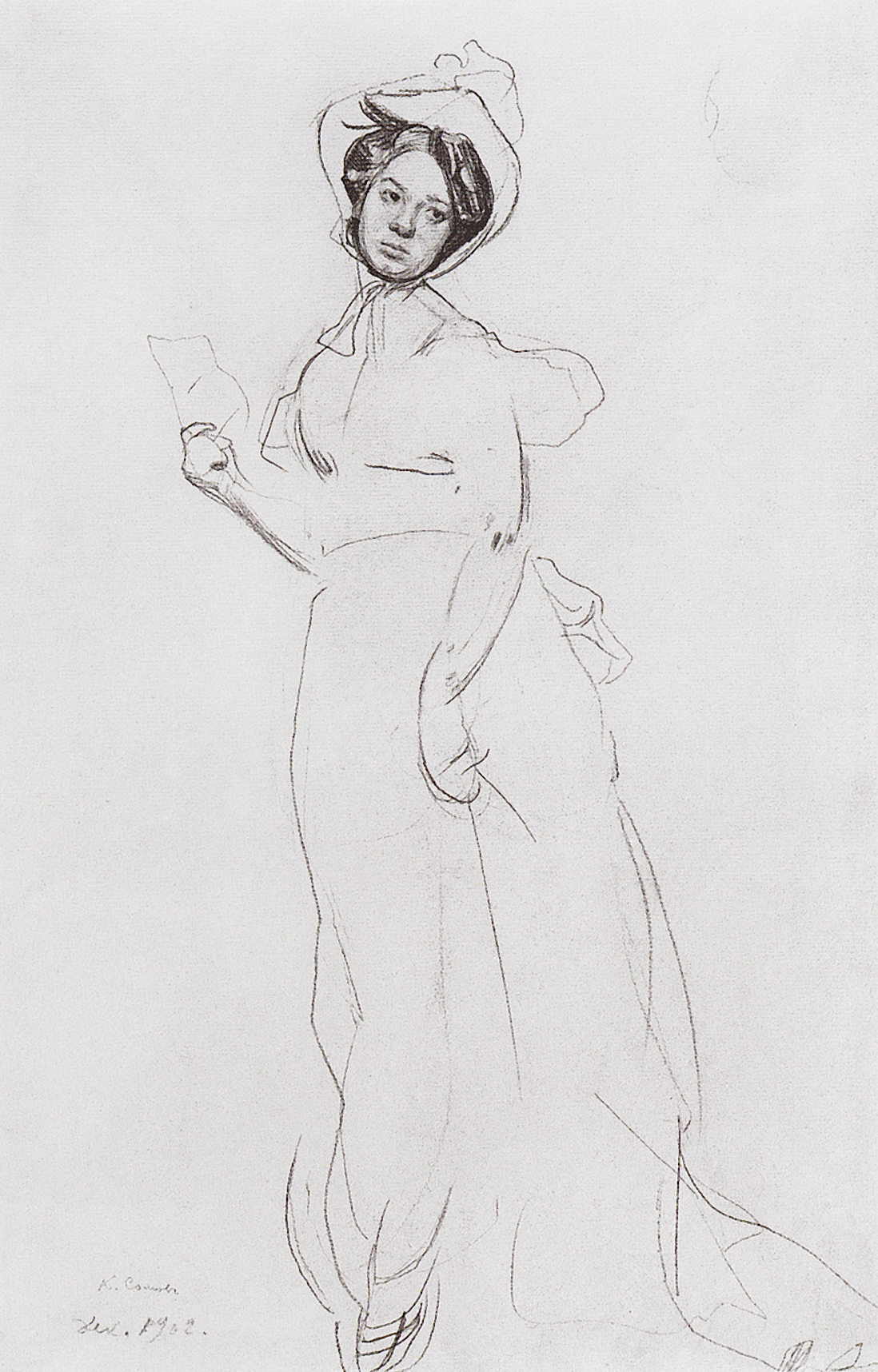 Сомов. Дама. 1902