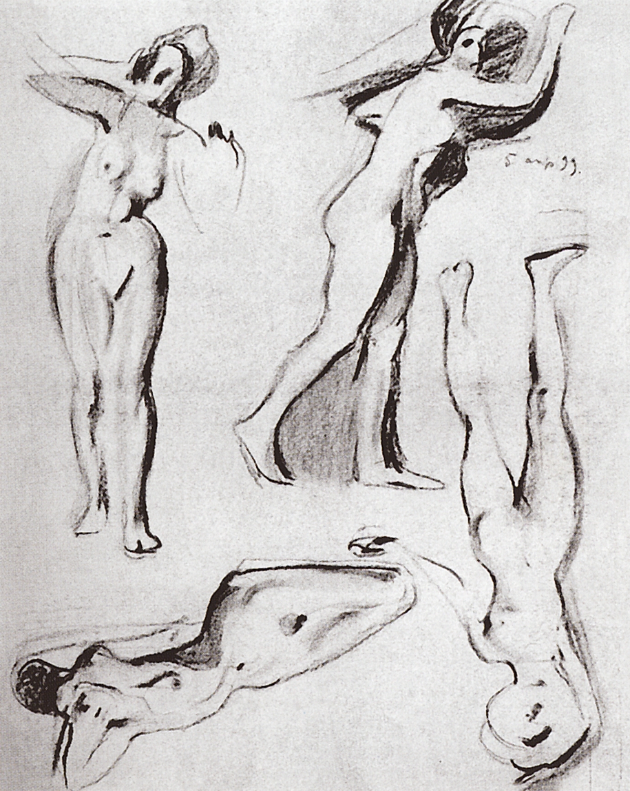 Сомов. Натурщицы. 1899