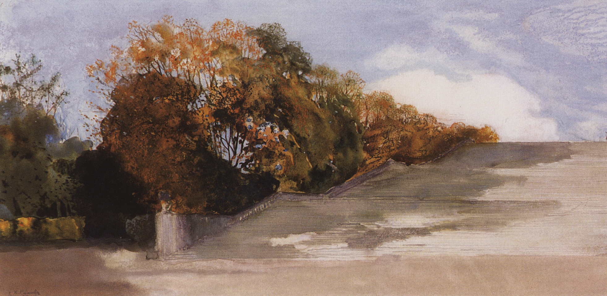 Сомов. В Версальском парке. 1897