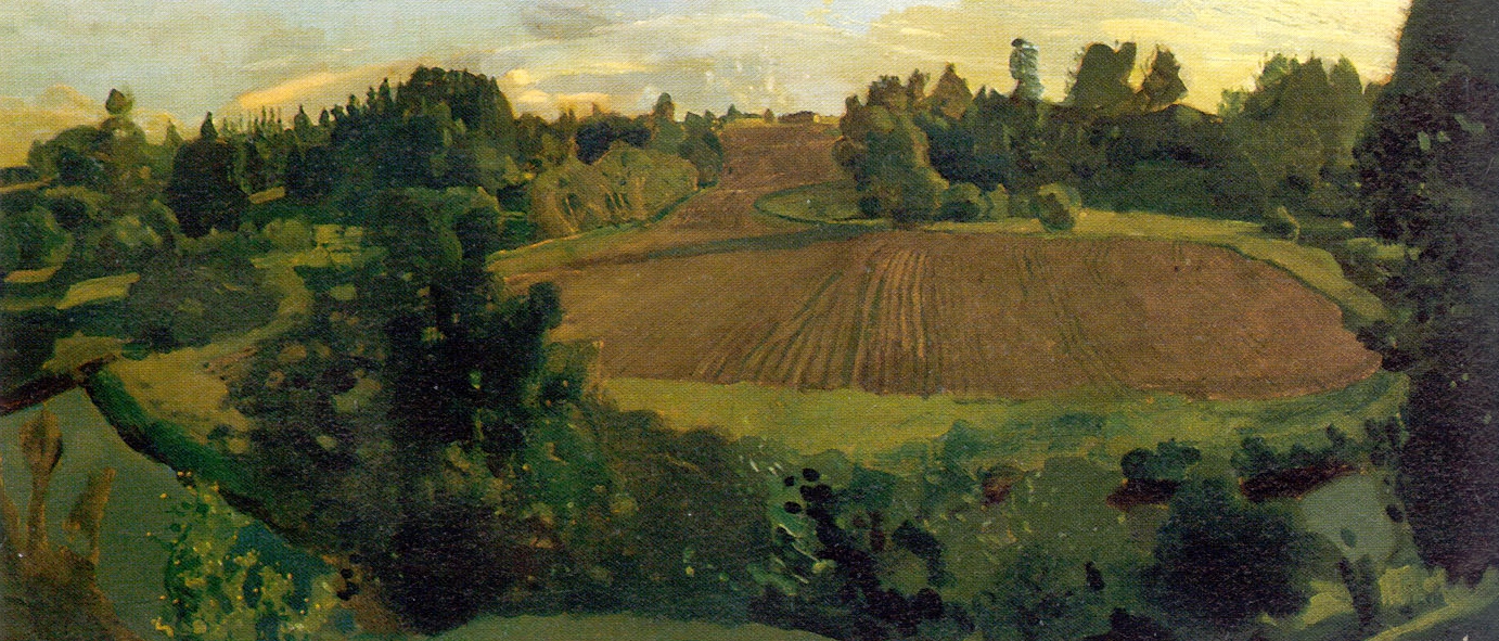 Сомов. Пашня. 1900