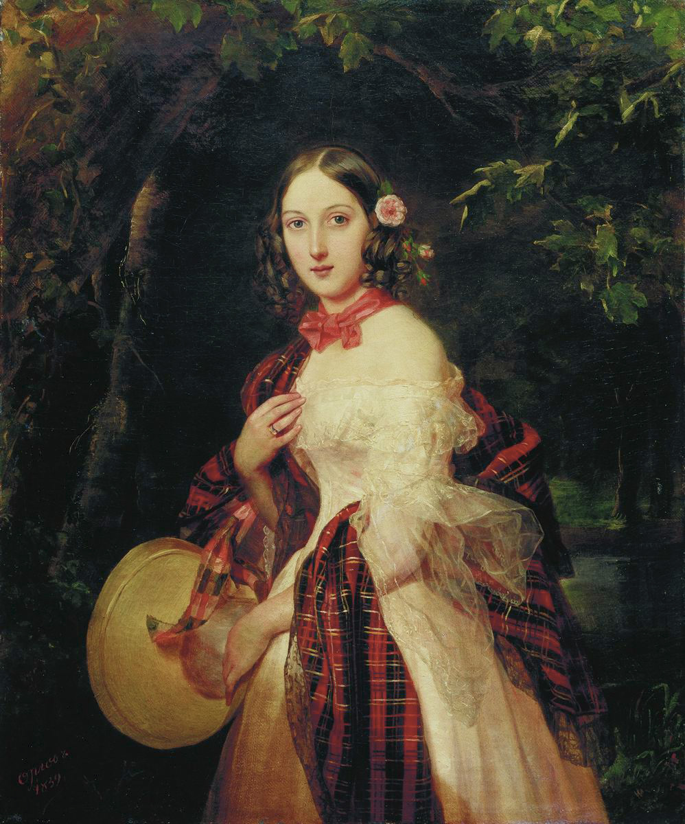 Орлов. Портрет Марии Аркадьевны Бек. 1839