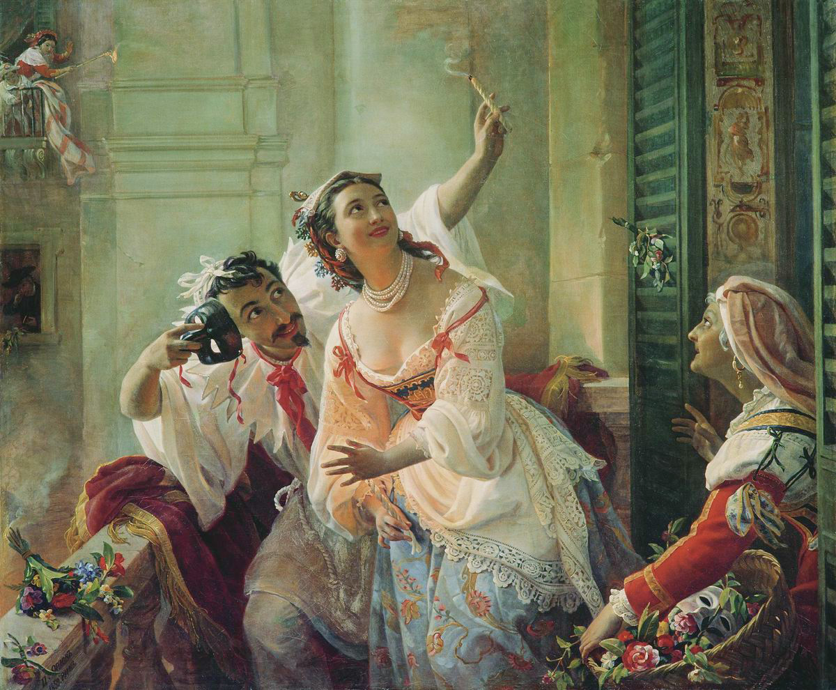 Орлов. Сцена из римского карнавала. 1859