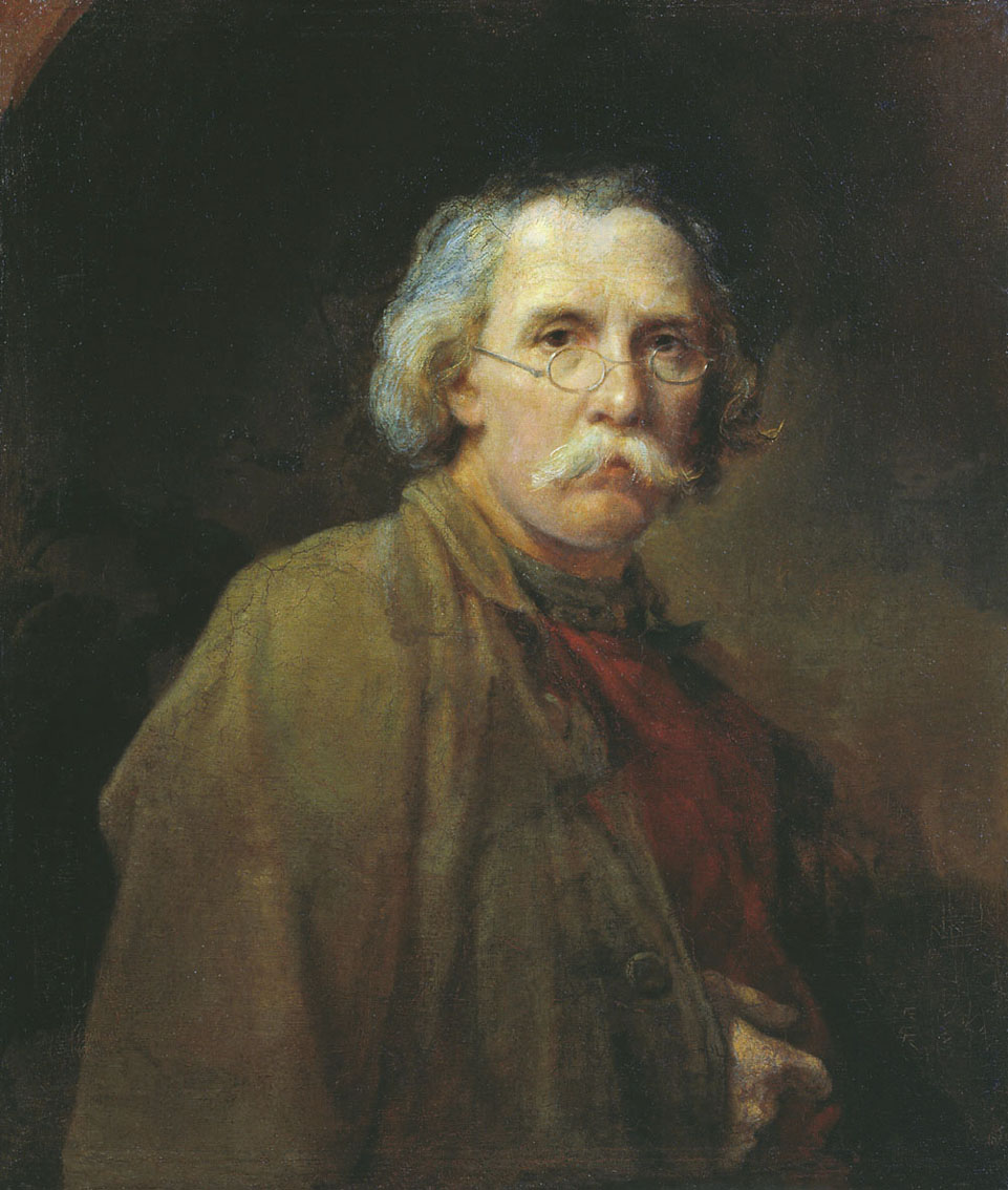 Алексеев (Сыромянский). Автопортрет. 1871