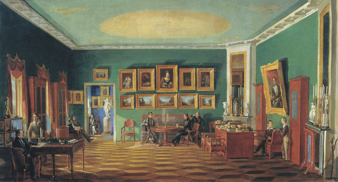 Подключников. Кабинет П.Н. Зубова. 1840-е