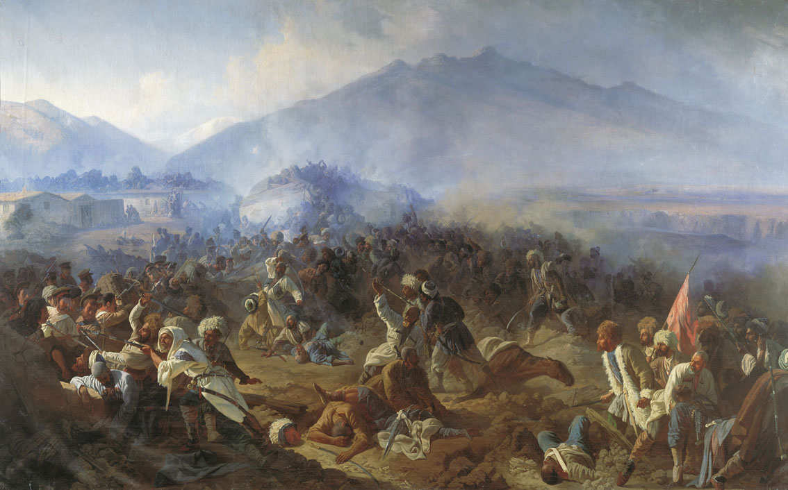 Бабаев. Штурм Ахты. 1848