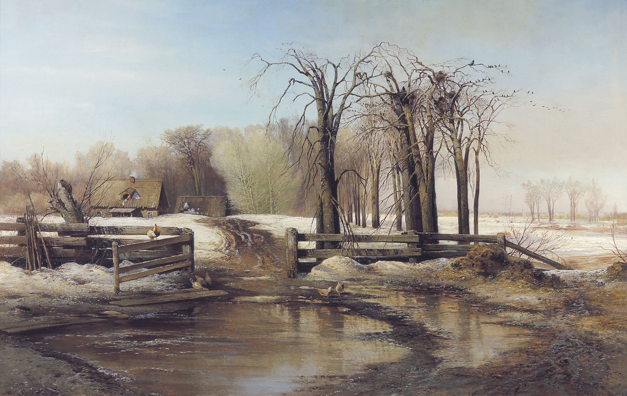 Саврасов. Весенний день. 1873
