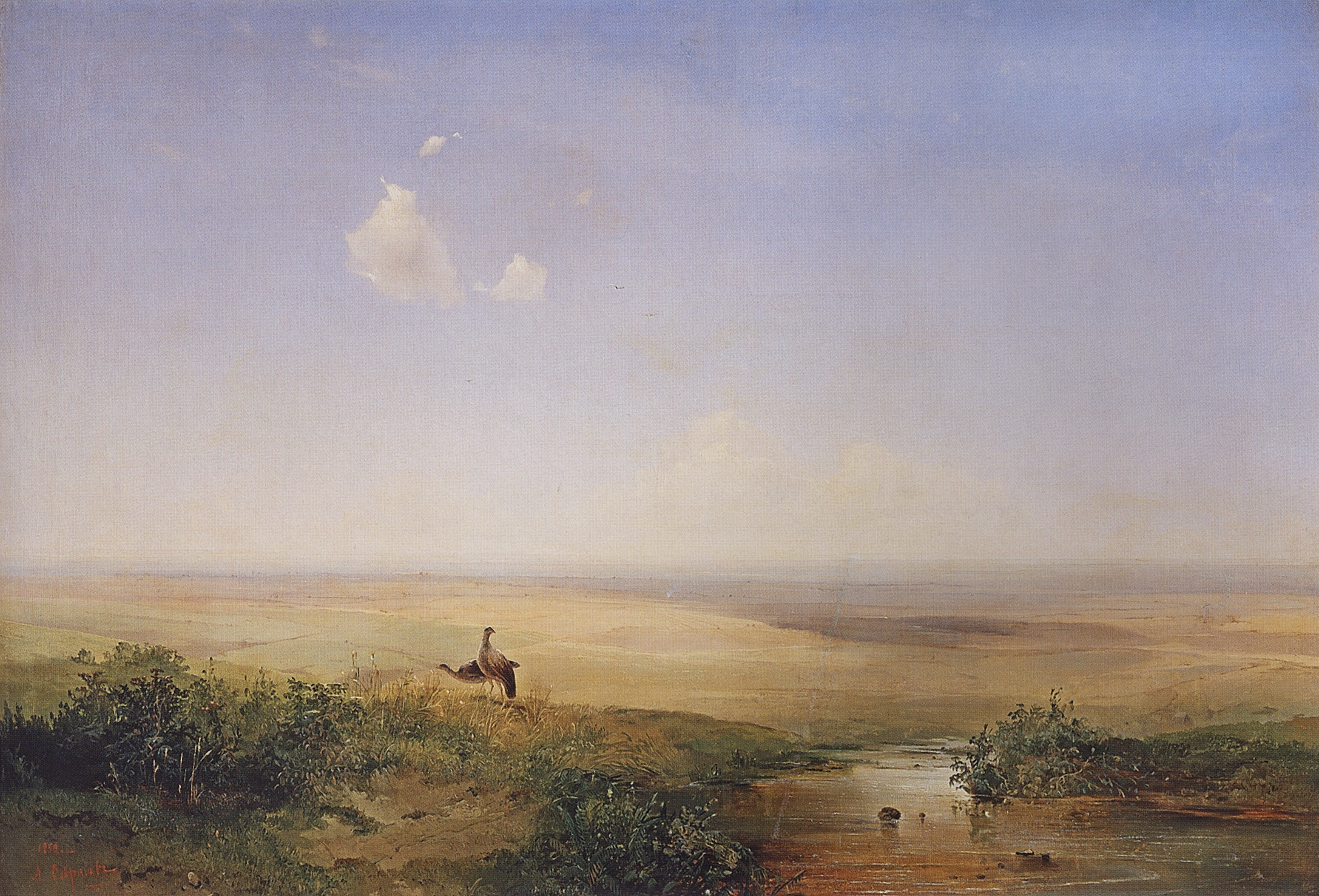 Саврасов. Степь днем. 1852