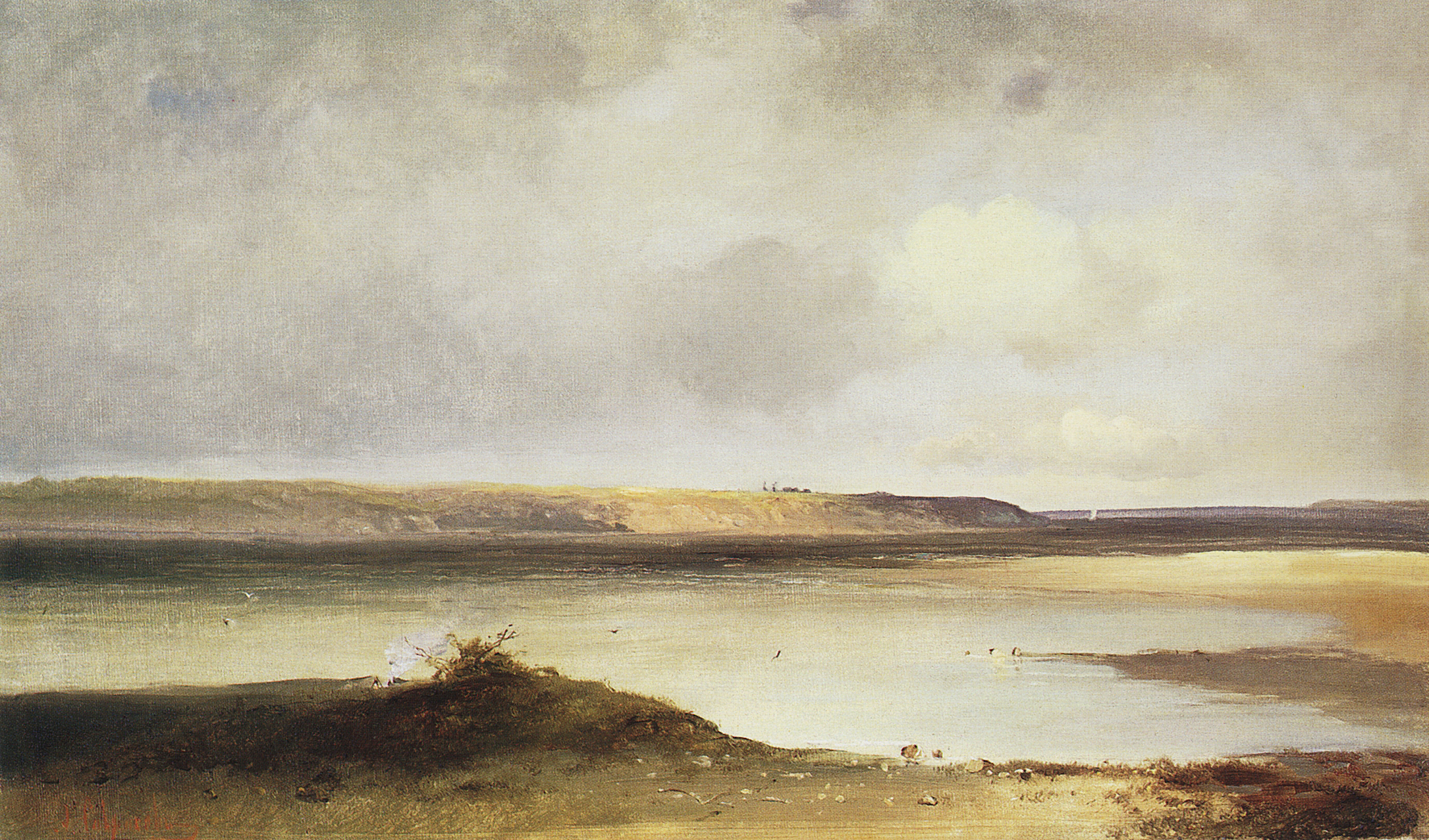 Саврасов. Волга. Дали. Первая половина 1870-х