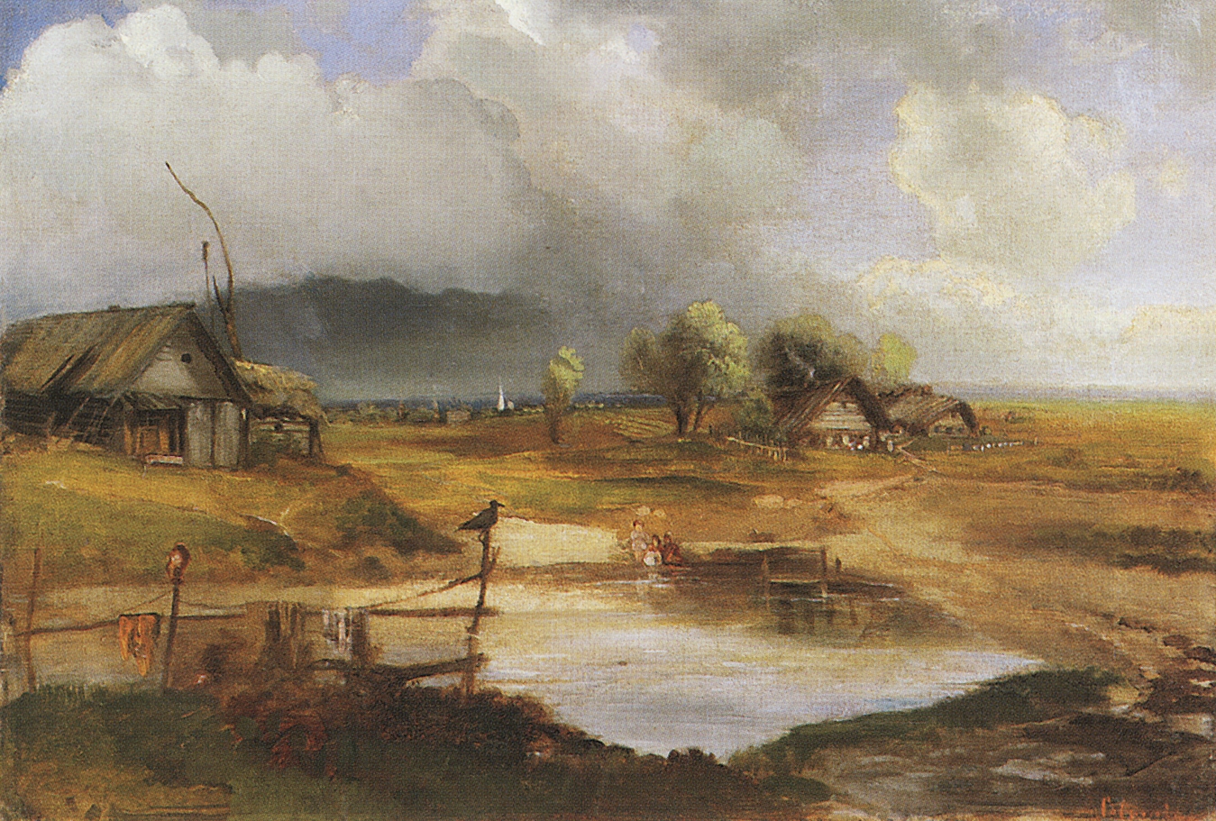 Саврасов. Сельский вид. 1890-е