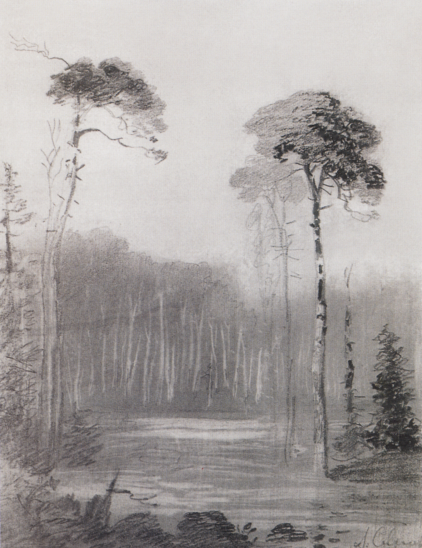 Саврасов. Пейзаж. 1880-е