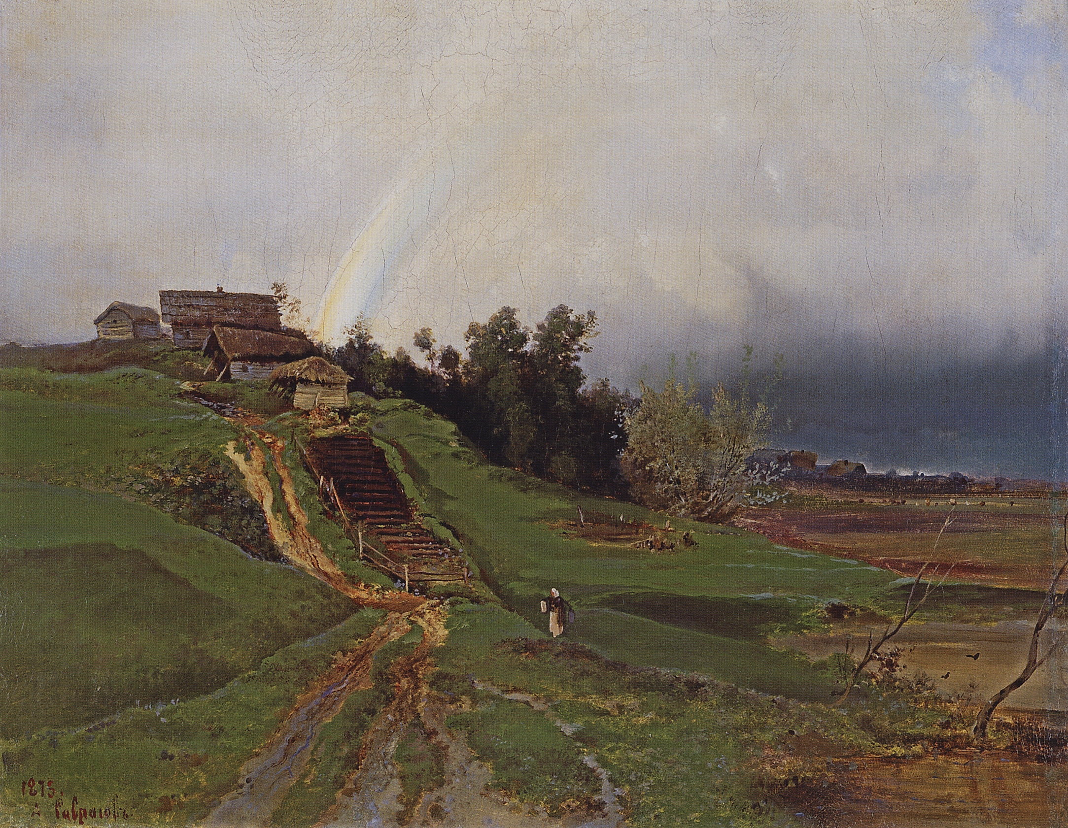 Саврасов. Радуга. 1875