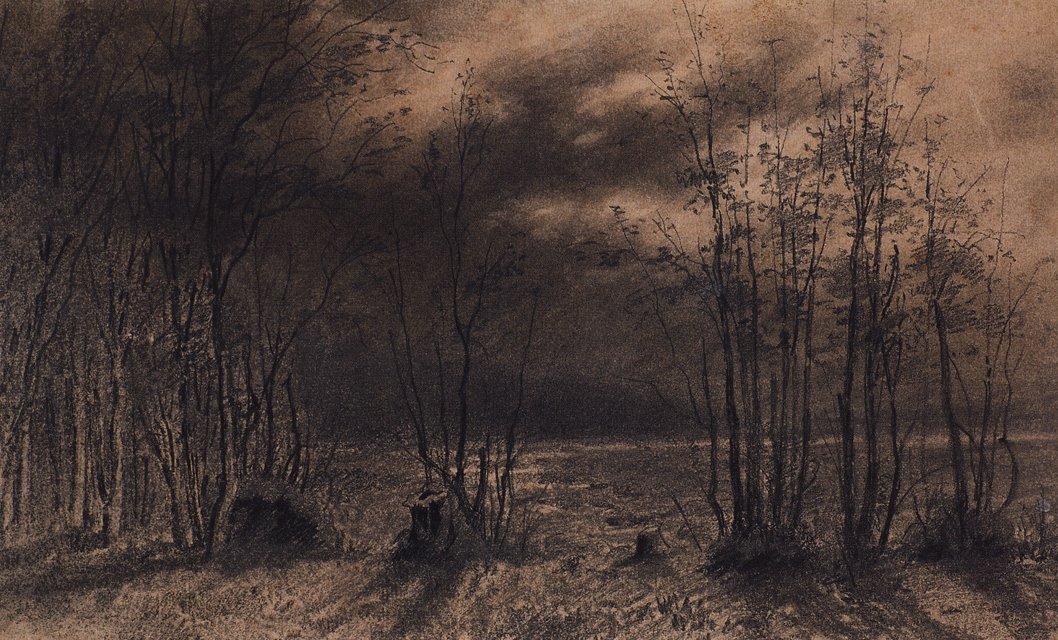 Саврасов. Осенняя ночь. 1872
