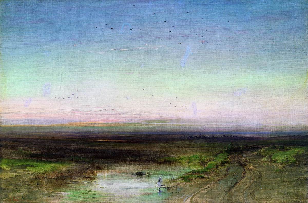 Саврасов. Закат. 1870-е