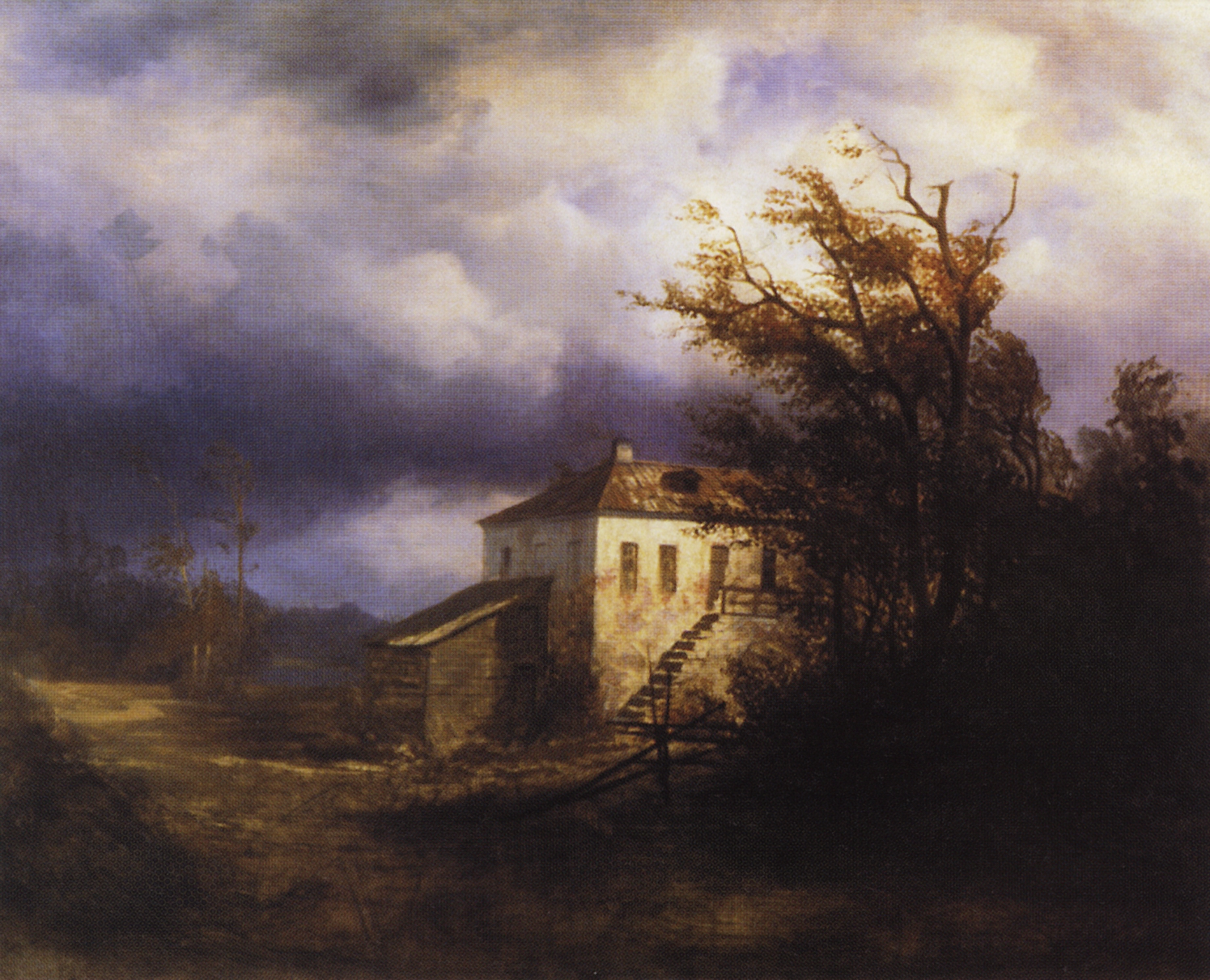 Саврасов. Перед грозой. 1850