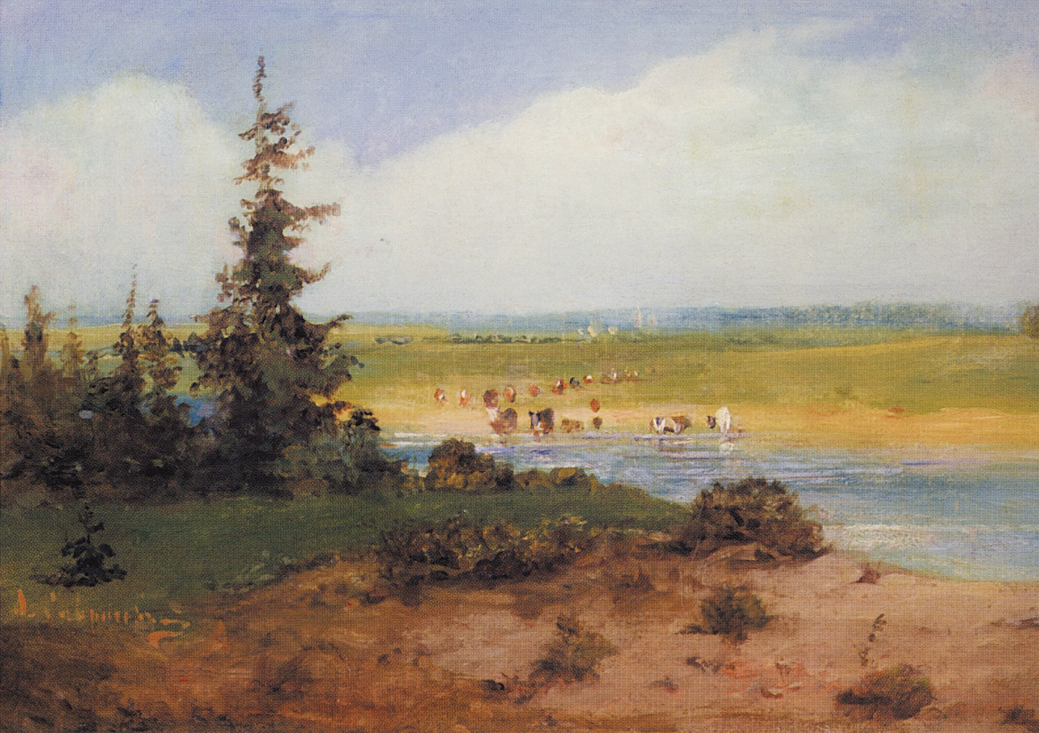 Саврасов. Летний пейзаж. 1850-е