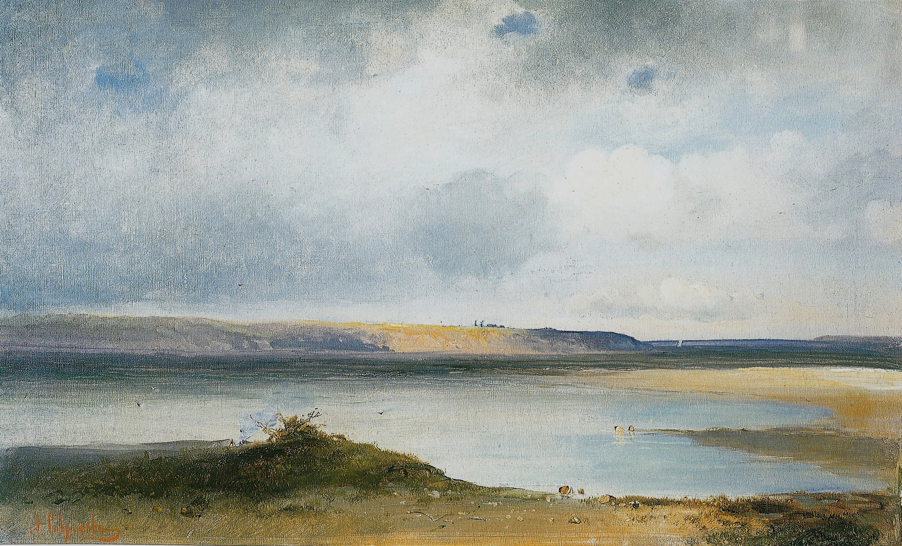 Саврасов. Волга. Дали. 1870-е