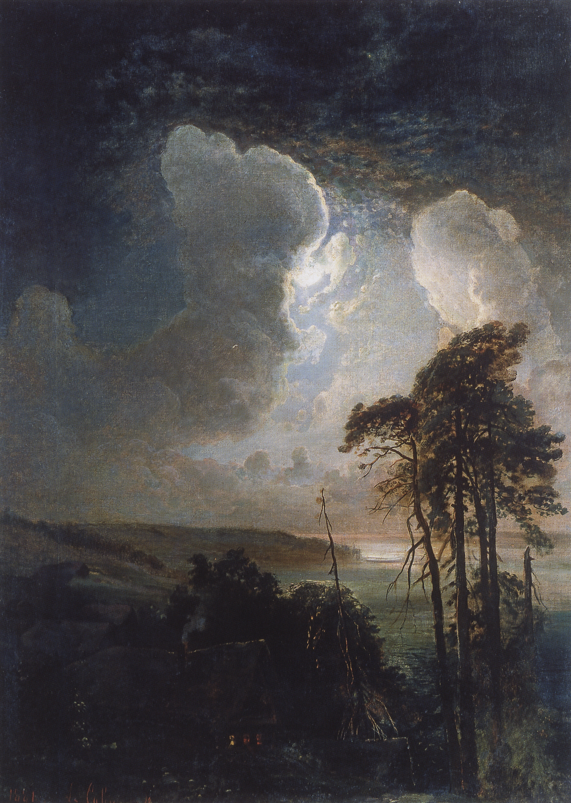 Саврасов. Ночь на Воробьевых горах. 1881