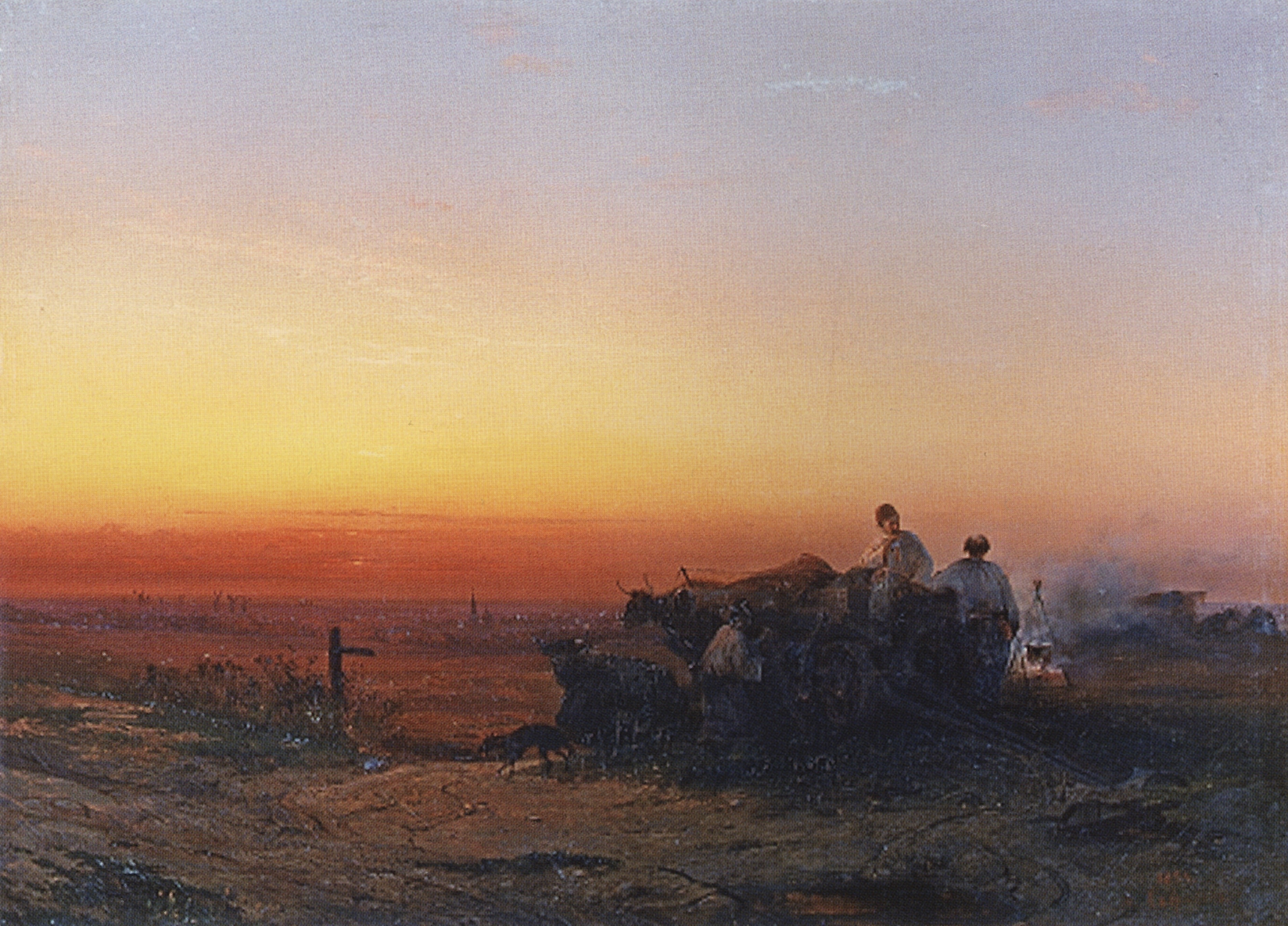 Саврасов. Чумаки. 1854