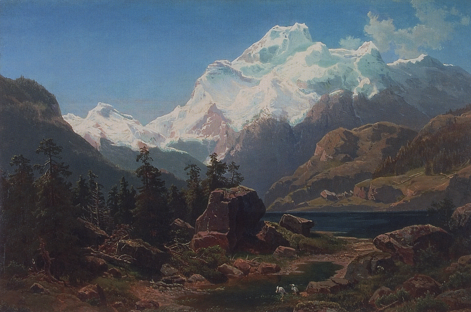 Саврасов. Швейцарский вид. 1862