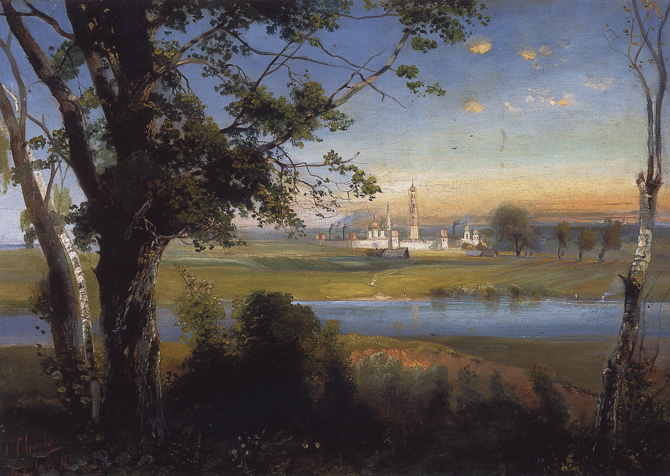 Саврасов. Новодевичий монастырь. 1890