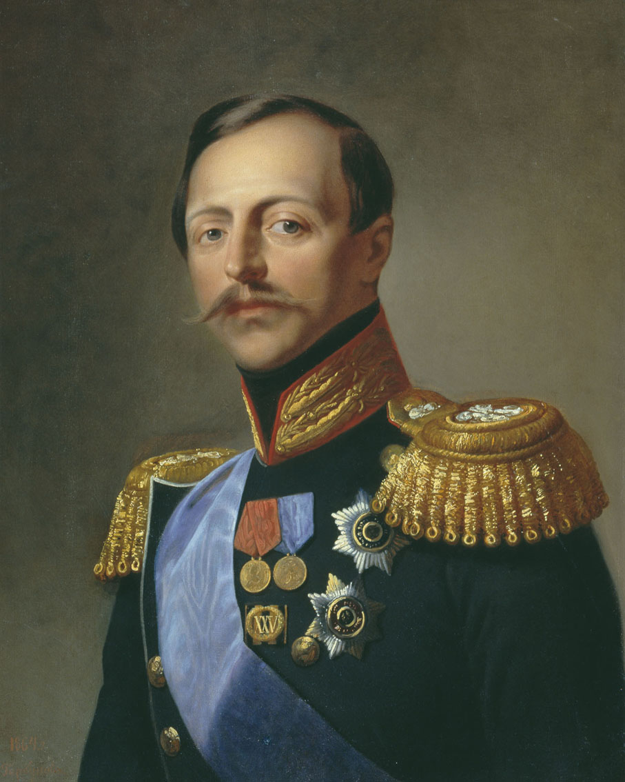 Горбунов. Портрет военного. 1864