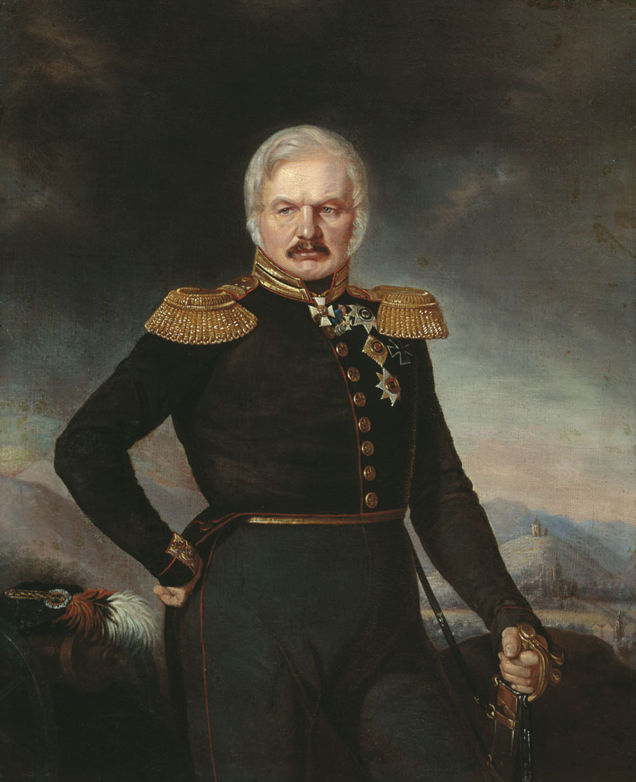 Захаров-Чеченец. Портрет Алексея Петровича Ермолова. Около 1843