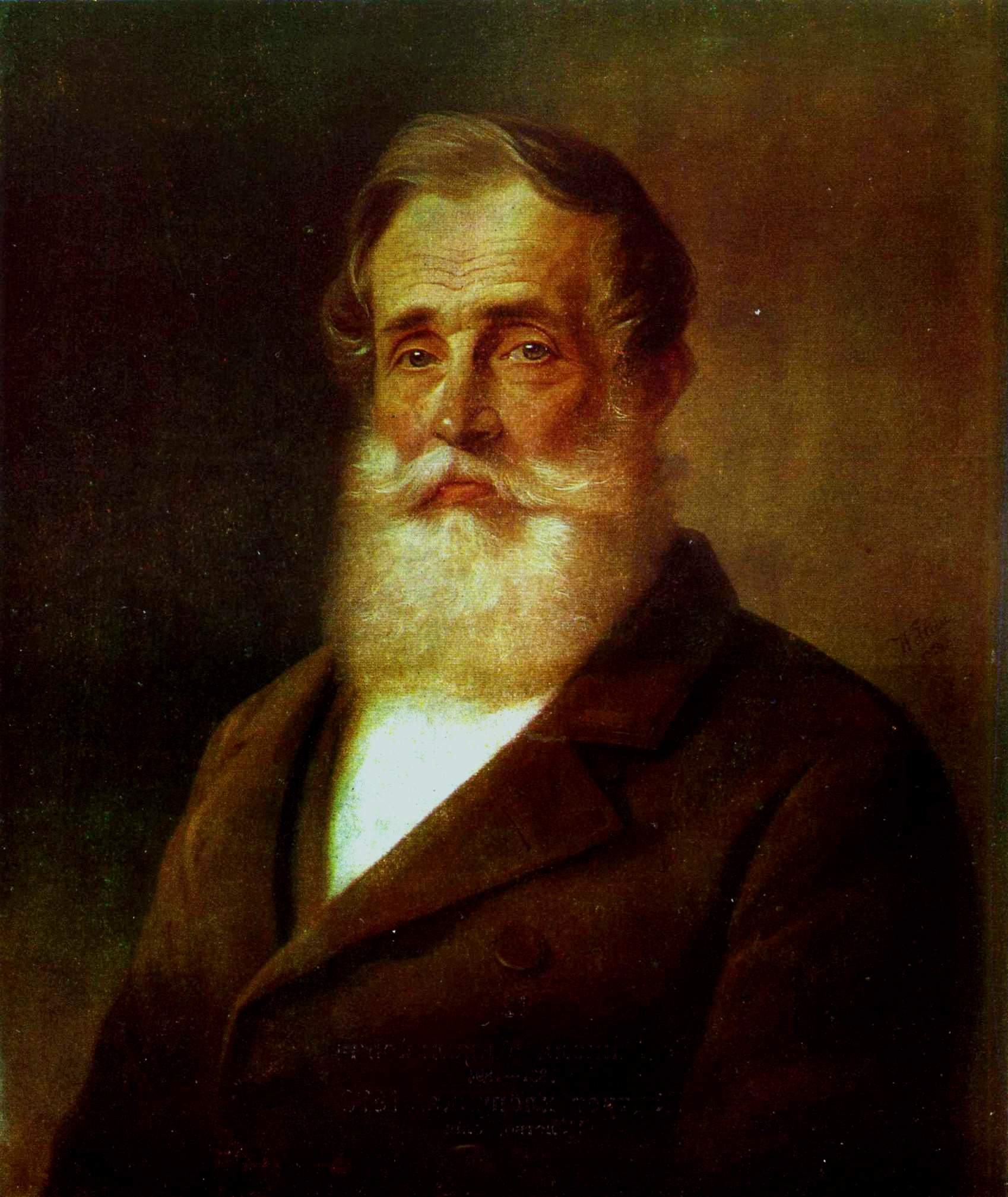 Гау В.. Мужской портрет. 1874