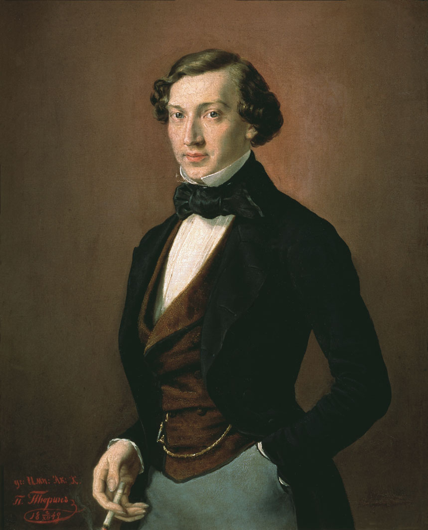 Тюрин П.. Мужской портрет. 1849