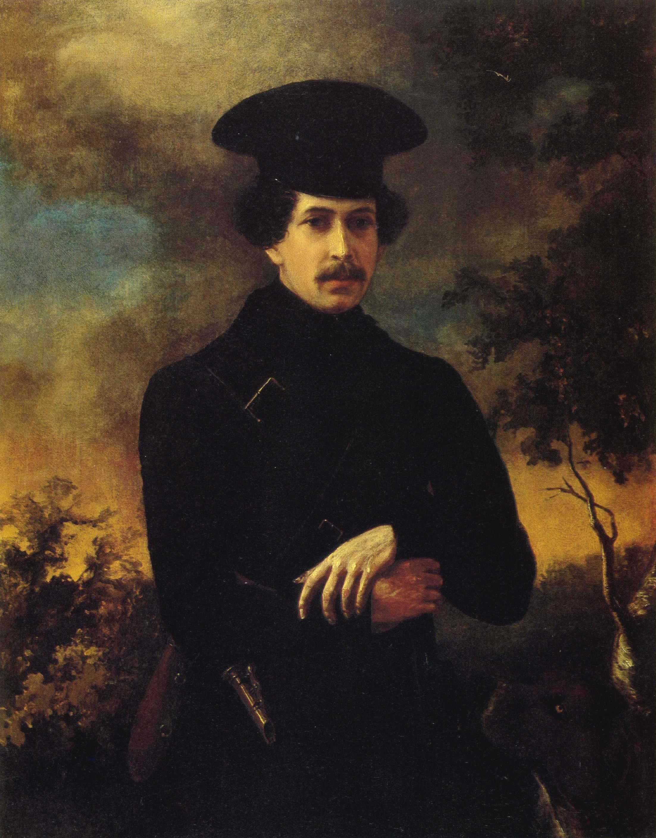 Тюрин П.. Портрет С.А.Зубова. Около 1843