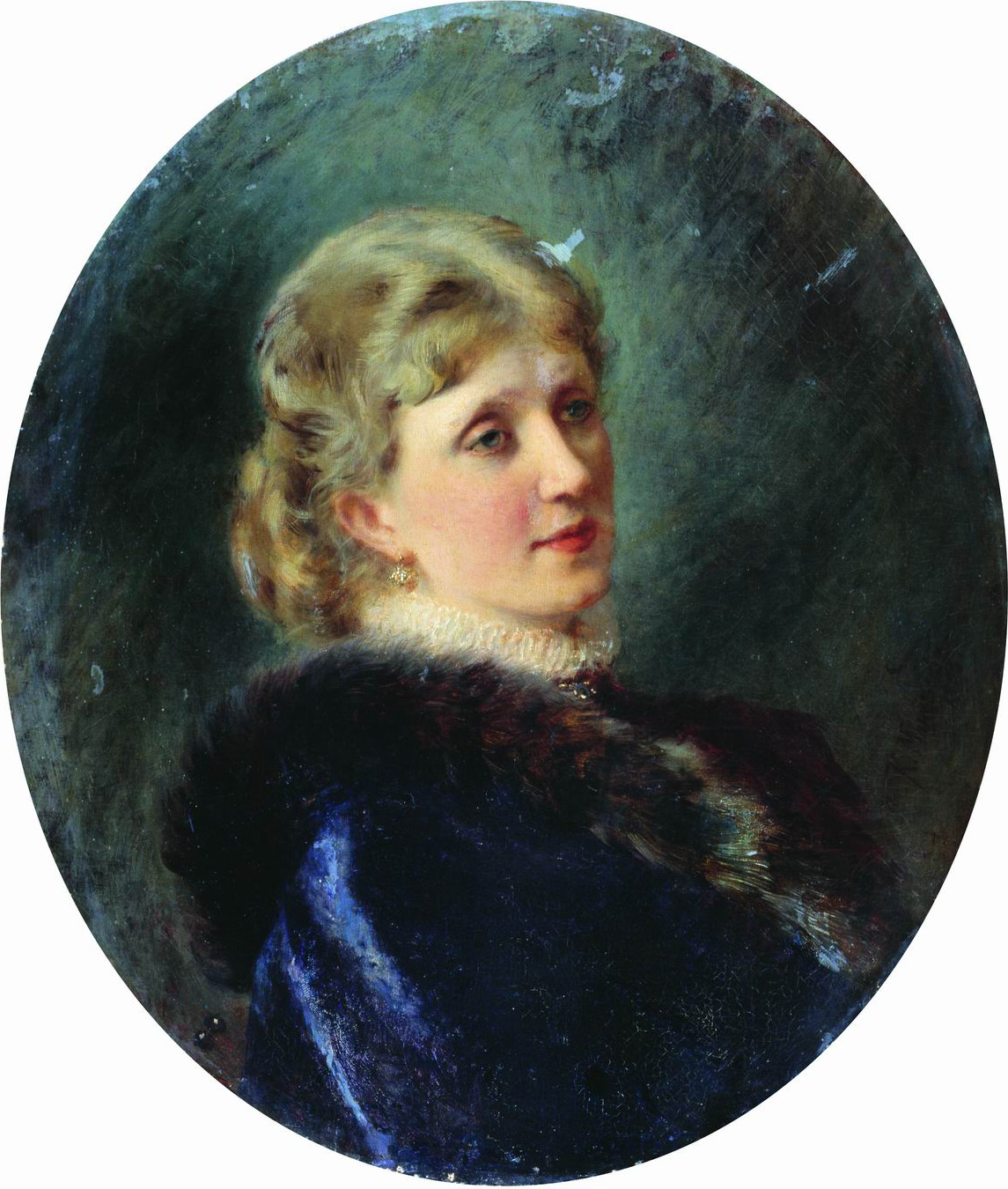 Маковский К.. Портрет Худековой. 1885