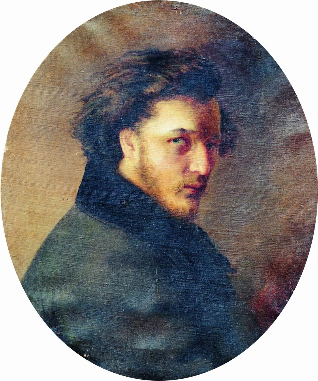 Маковский К.. Портрет художника К.Н.Борникова. 1868