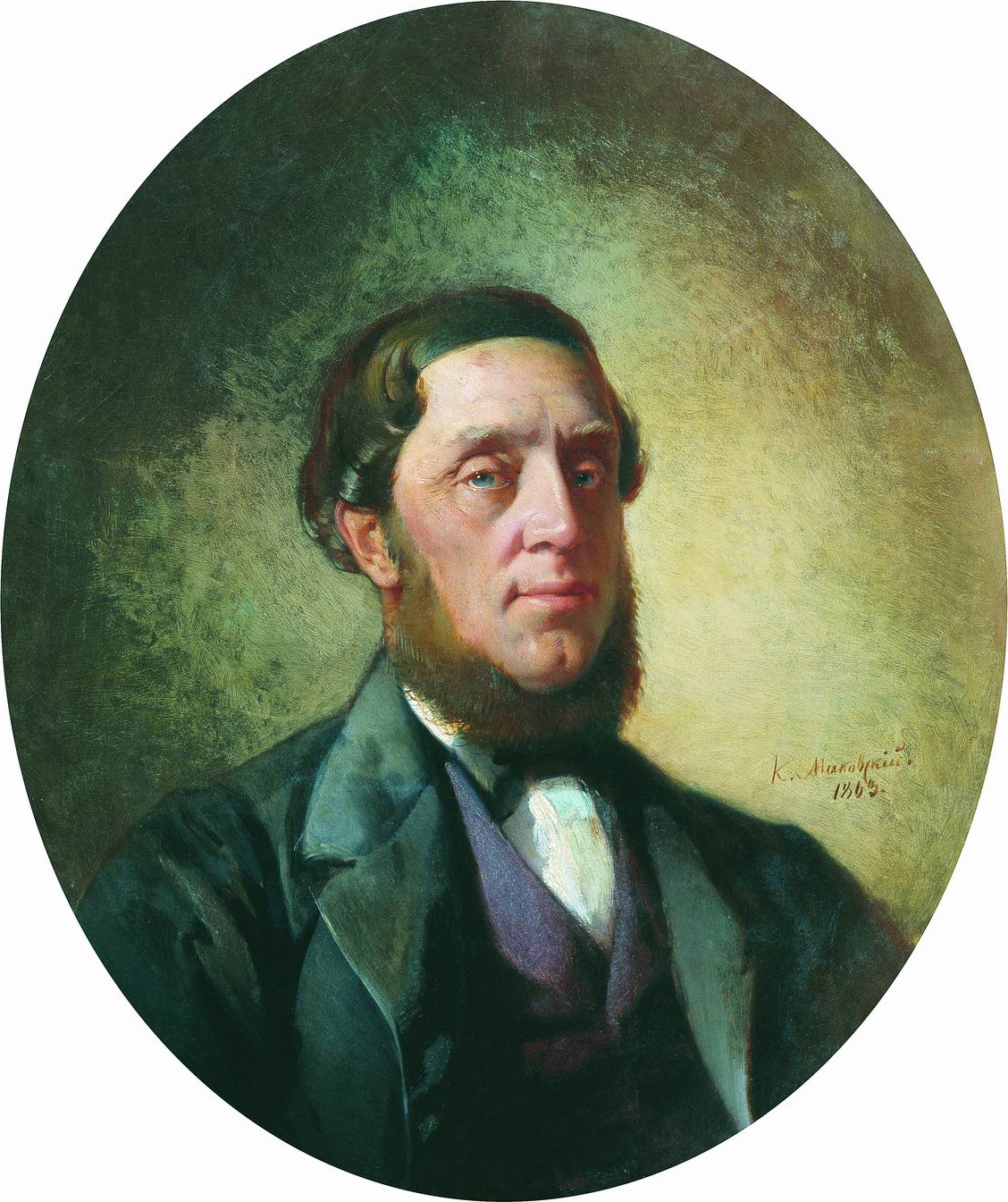 Маковский К.. Мужской портрет. 1863