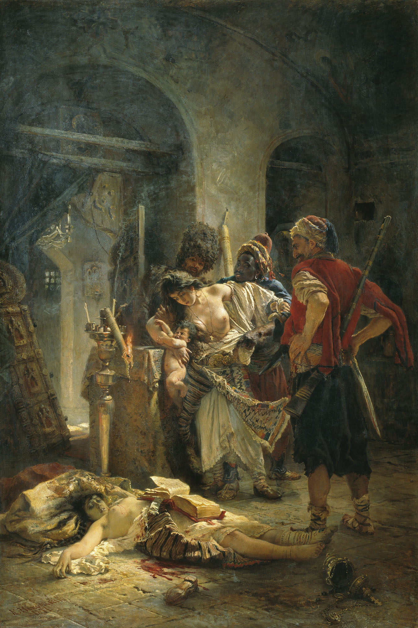 Маковский К.. Болгарские мученицы. 1877