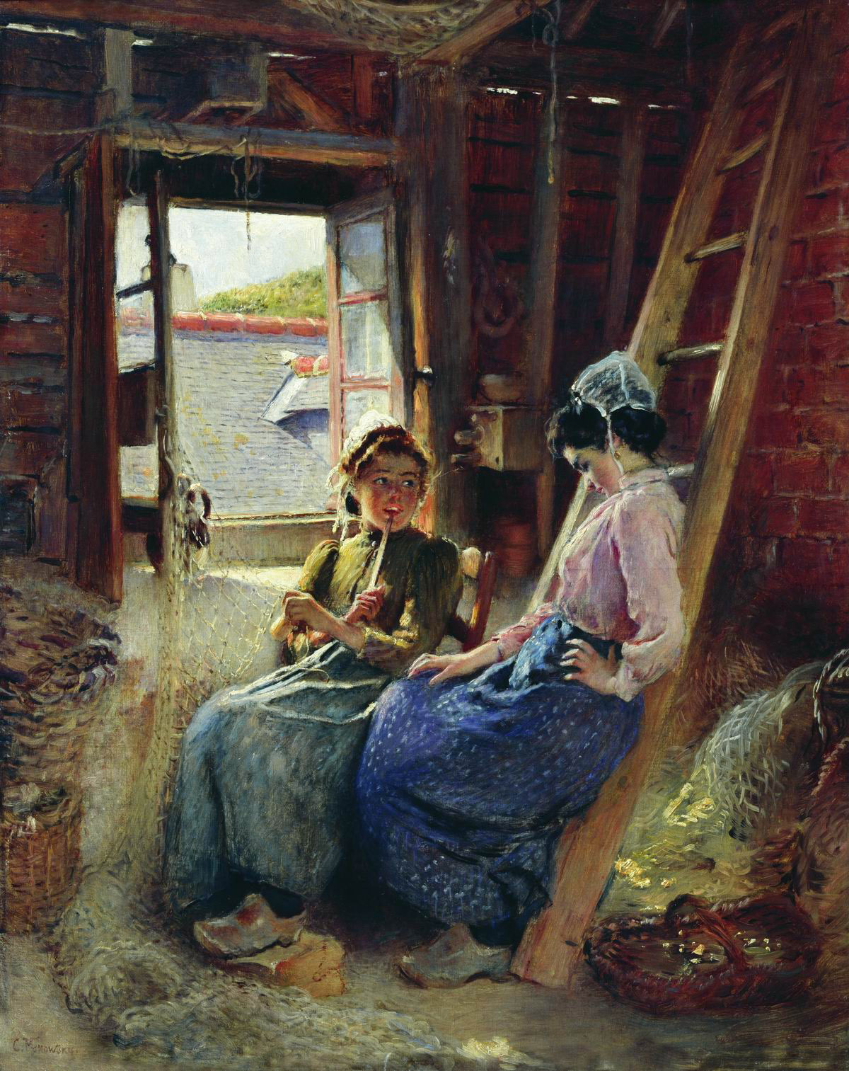 Маковский К.. Бретонки. 1904