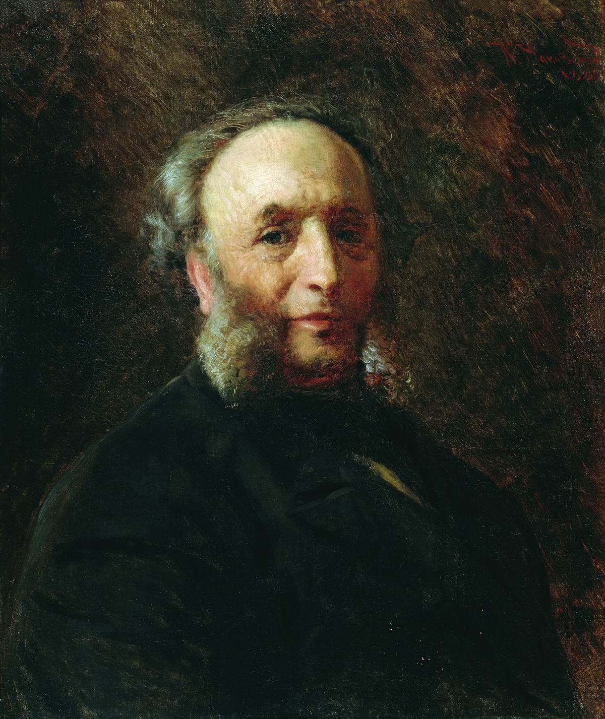 Маковский К.. Портрет художника И.К.Айвазовского. 1887