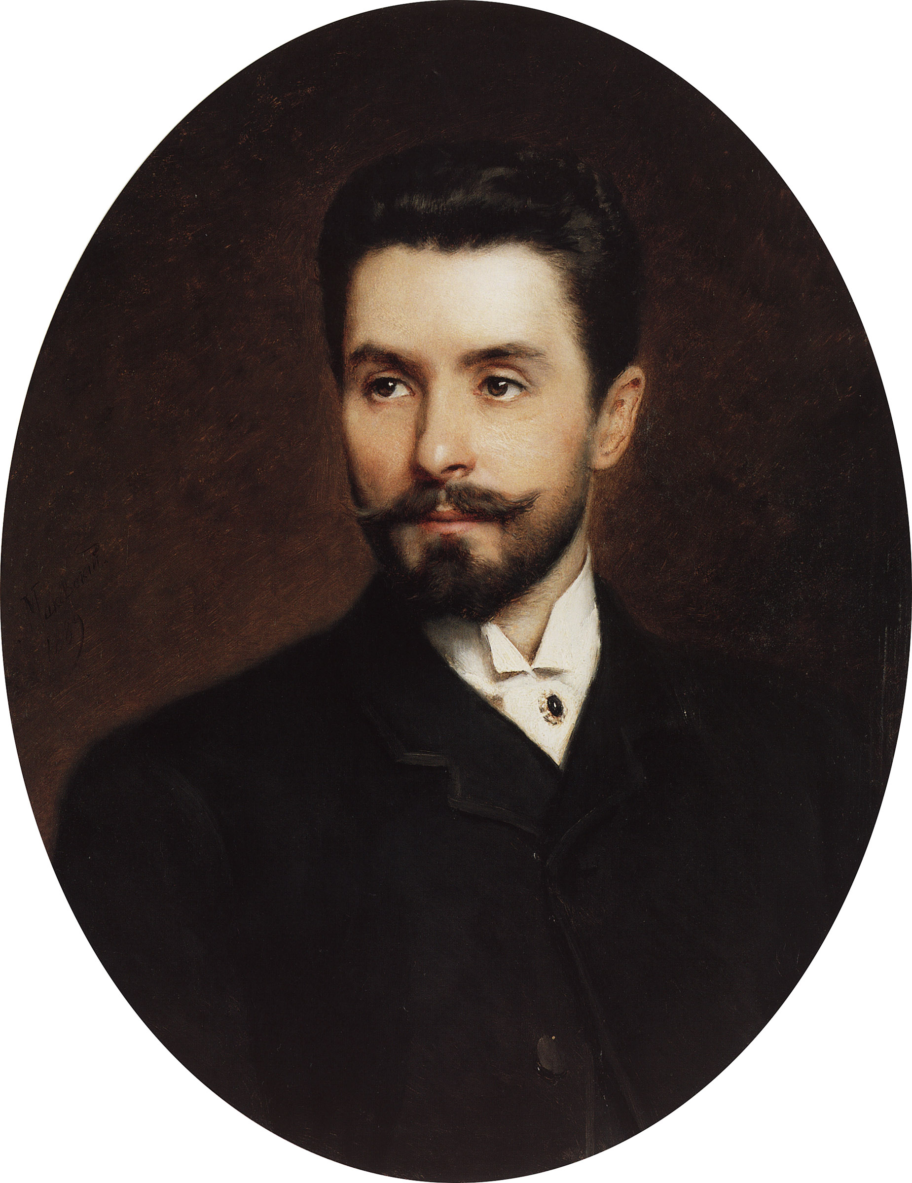 Маковский К.. Портрет оперного певца Н.Н.Фигнера. 1889