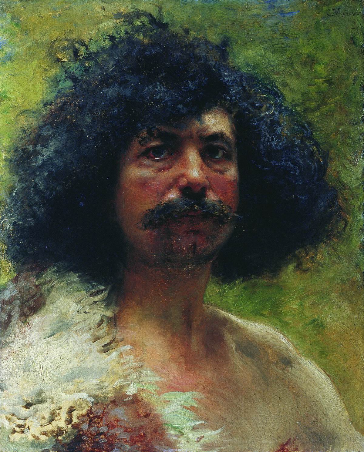 Маковский К.. Этюд мужской головы. 1897