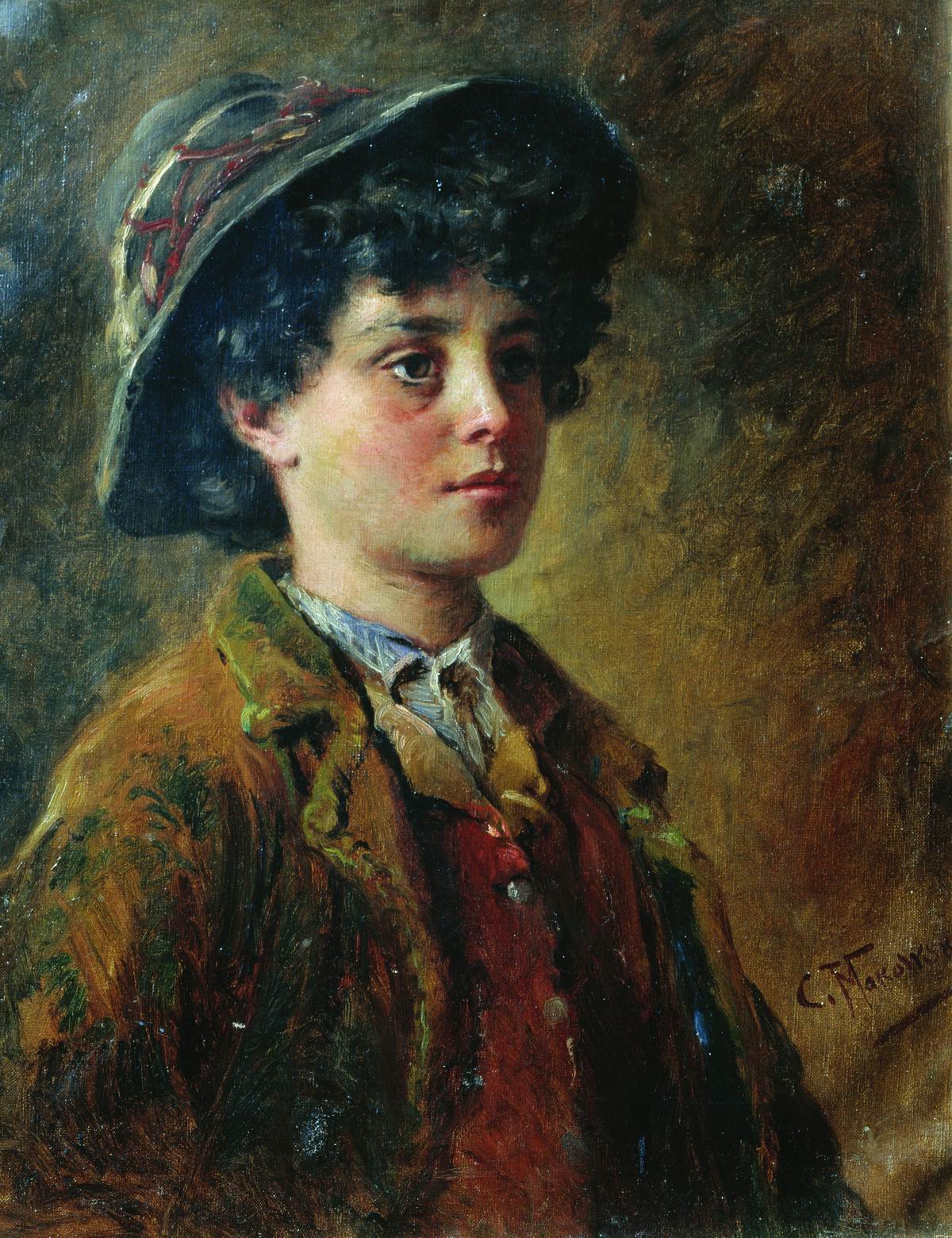 Маковский К.. Портрет итальянского мальчика