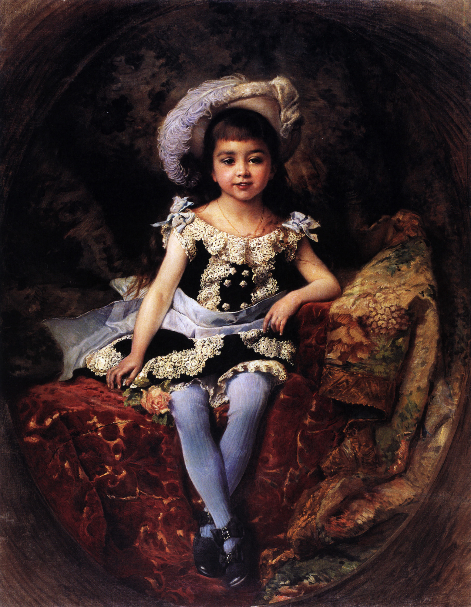Маковский К.. Детский портрет. 1879