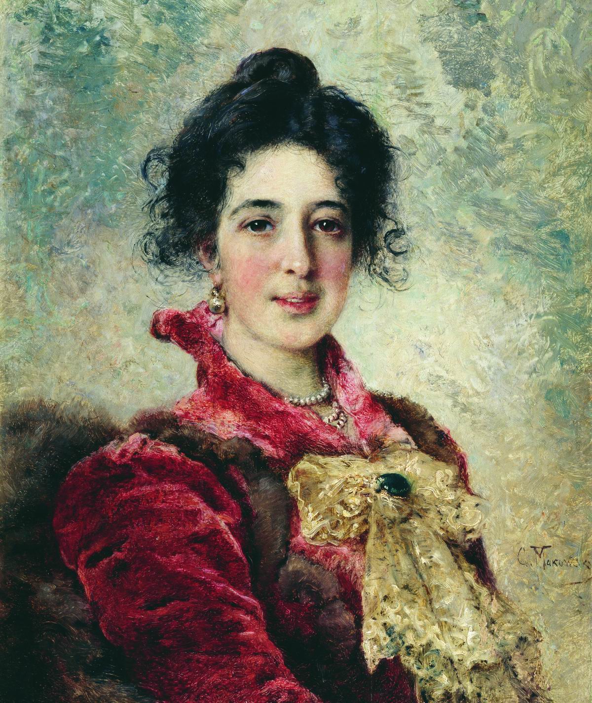 Маковский К.. Женский портрет. 1890-е