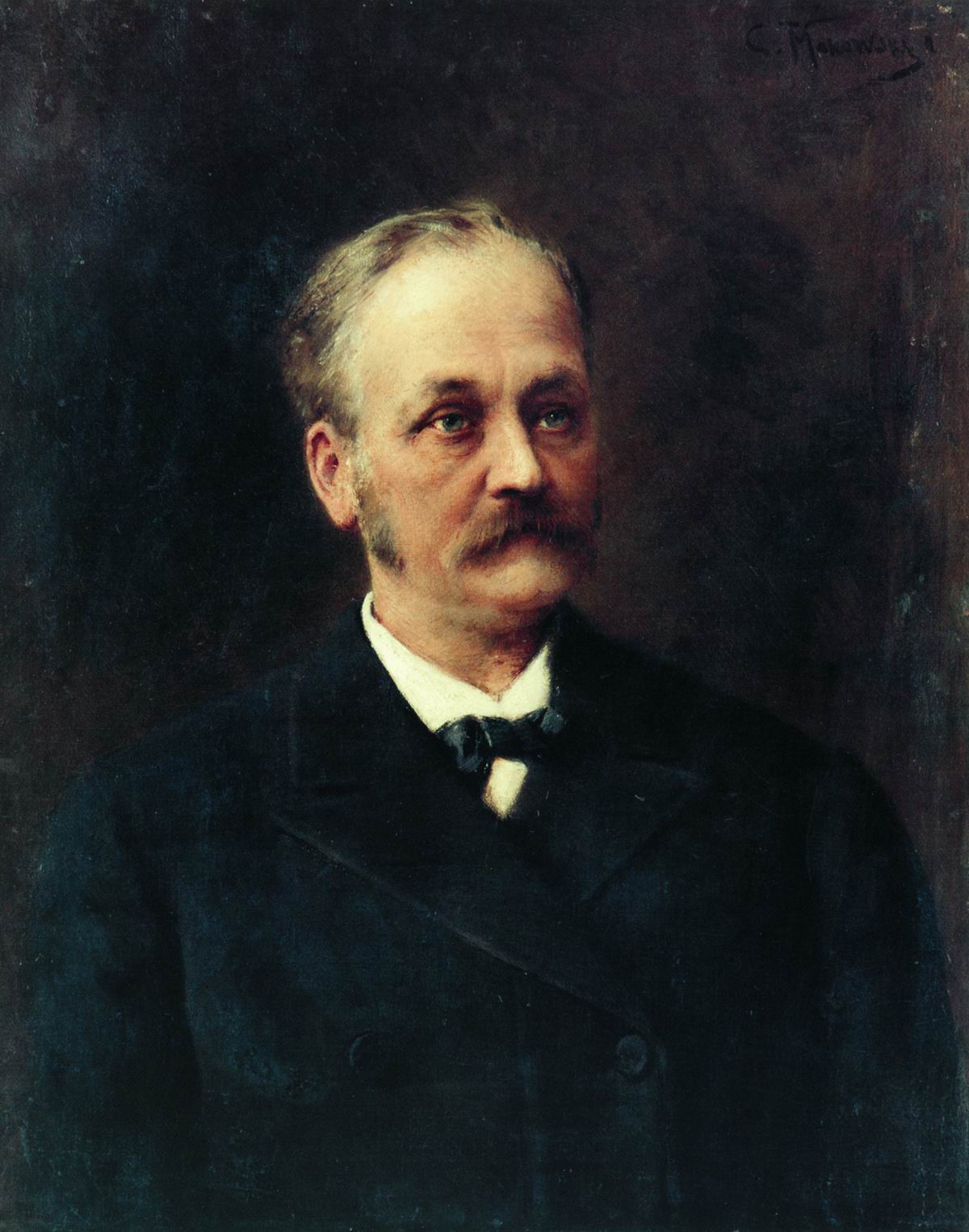 Маковский К.. Мужской портрет. Конец 1860-х - начало 1870-х