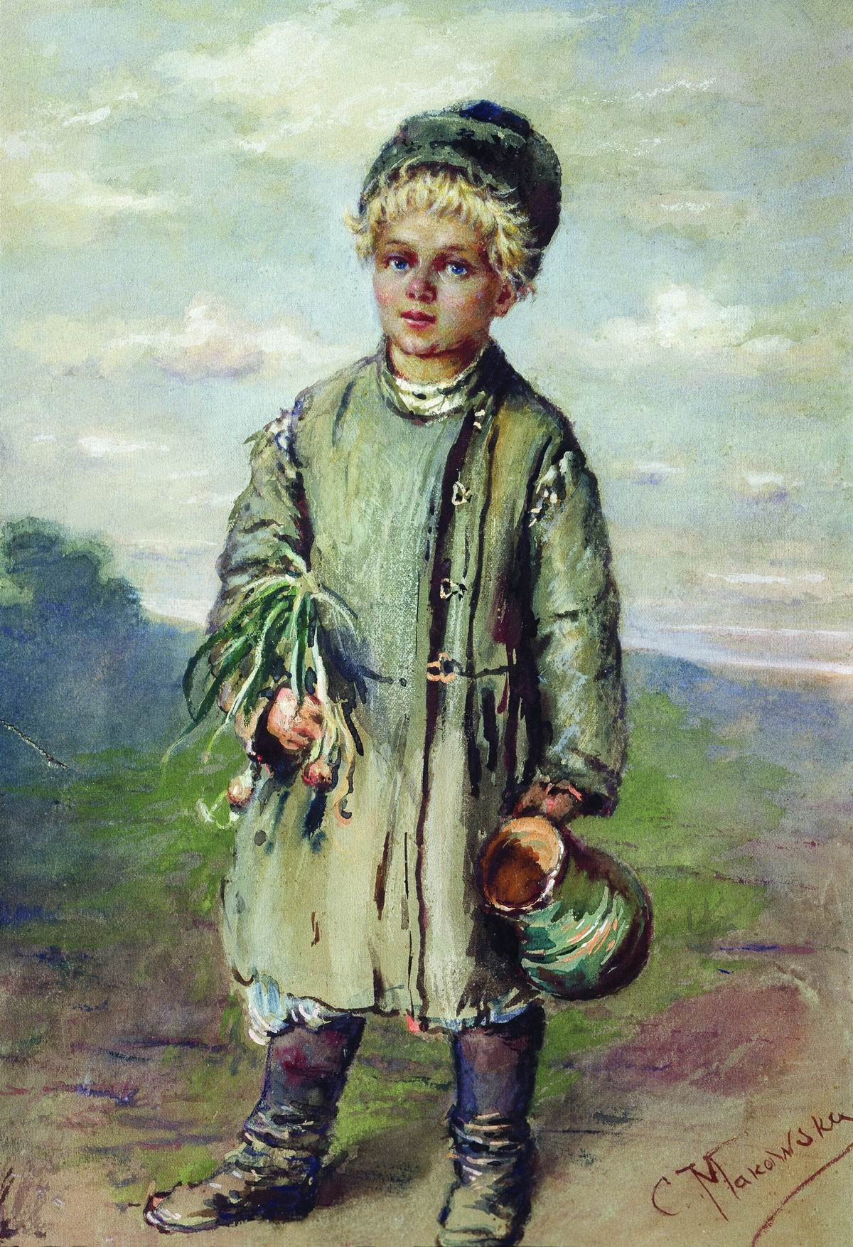 Маковский К.. Крестьянский мальчик. 1880-е