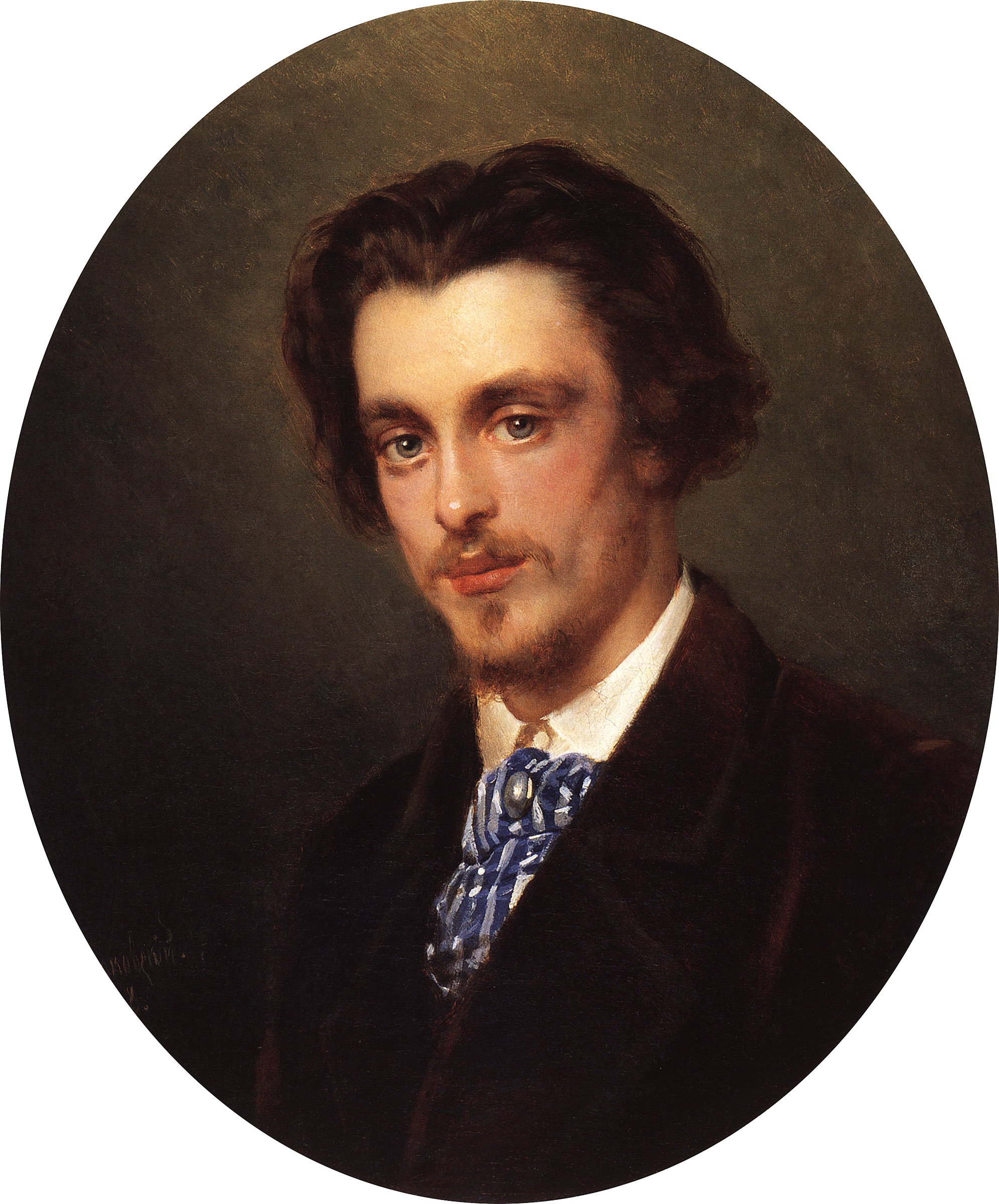 Маковский К.. Портрет В.Е.Маковского, брата художника. 1868