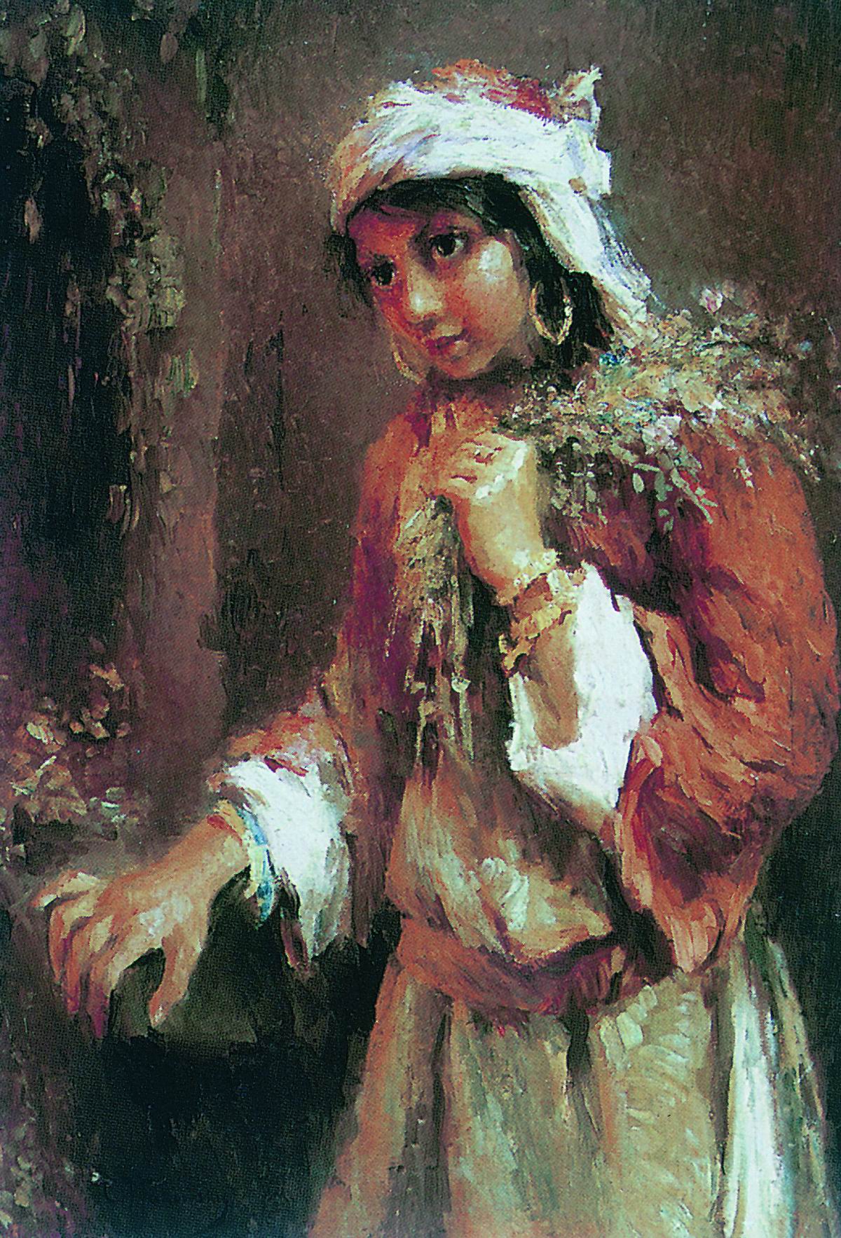 Маковский К.. Цыганка. 1880-е