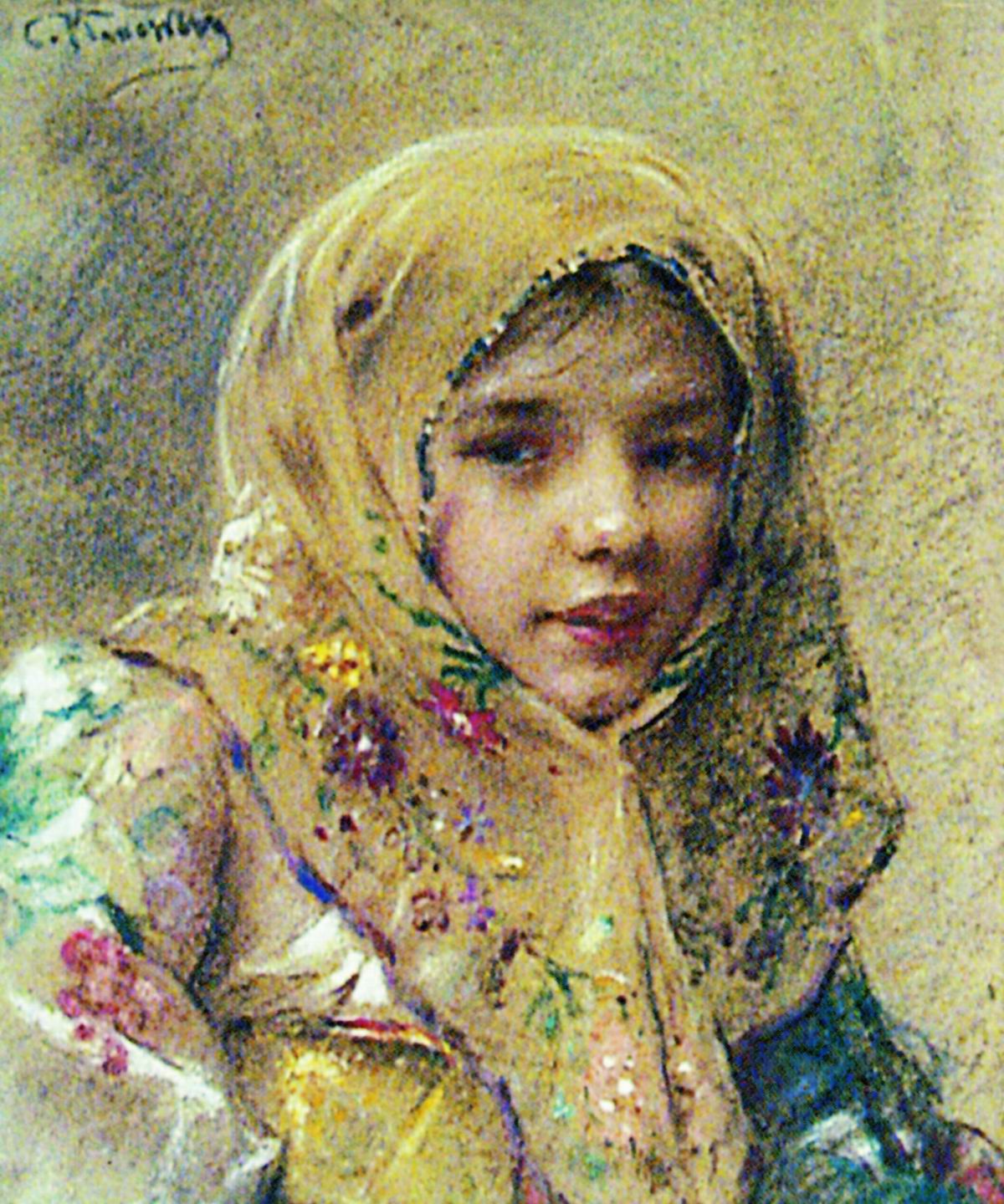 Маковский К.. Портрет девочки. 1900-е