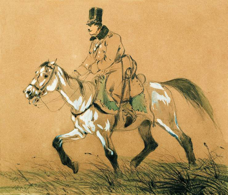 Сверчков Н.. Всадник. 1853